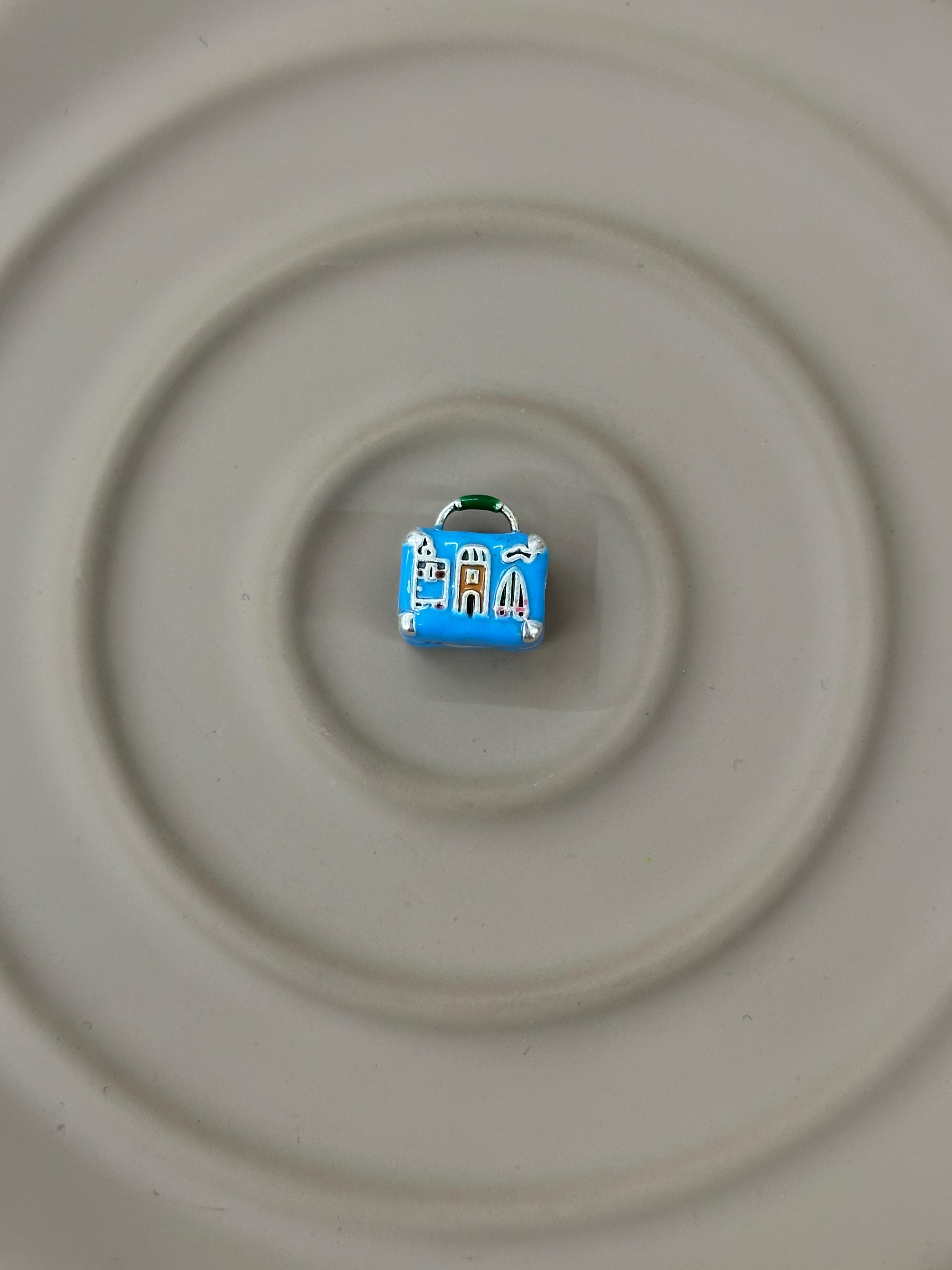“Seyahat Rüyası” Bavul Dangle Charm