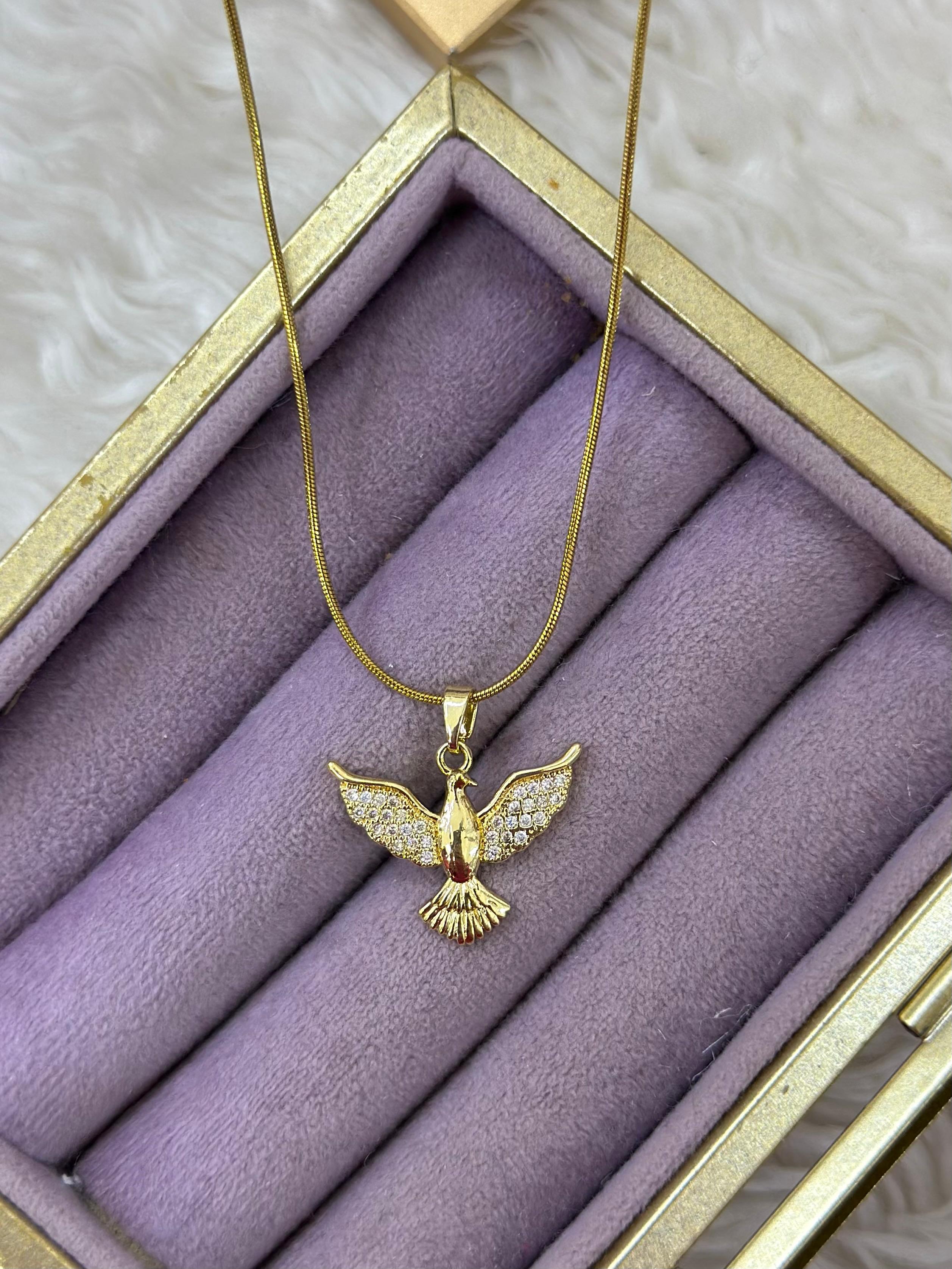 🕊️ Kuş/Güvercin Uçlu Kolye