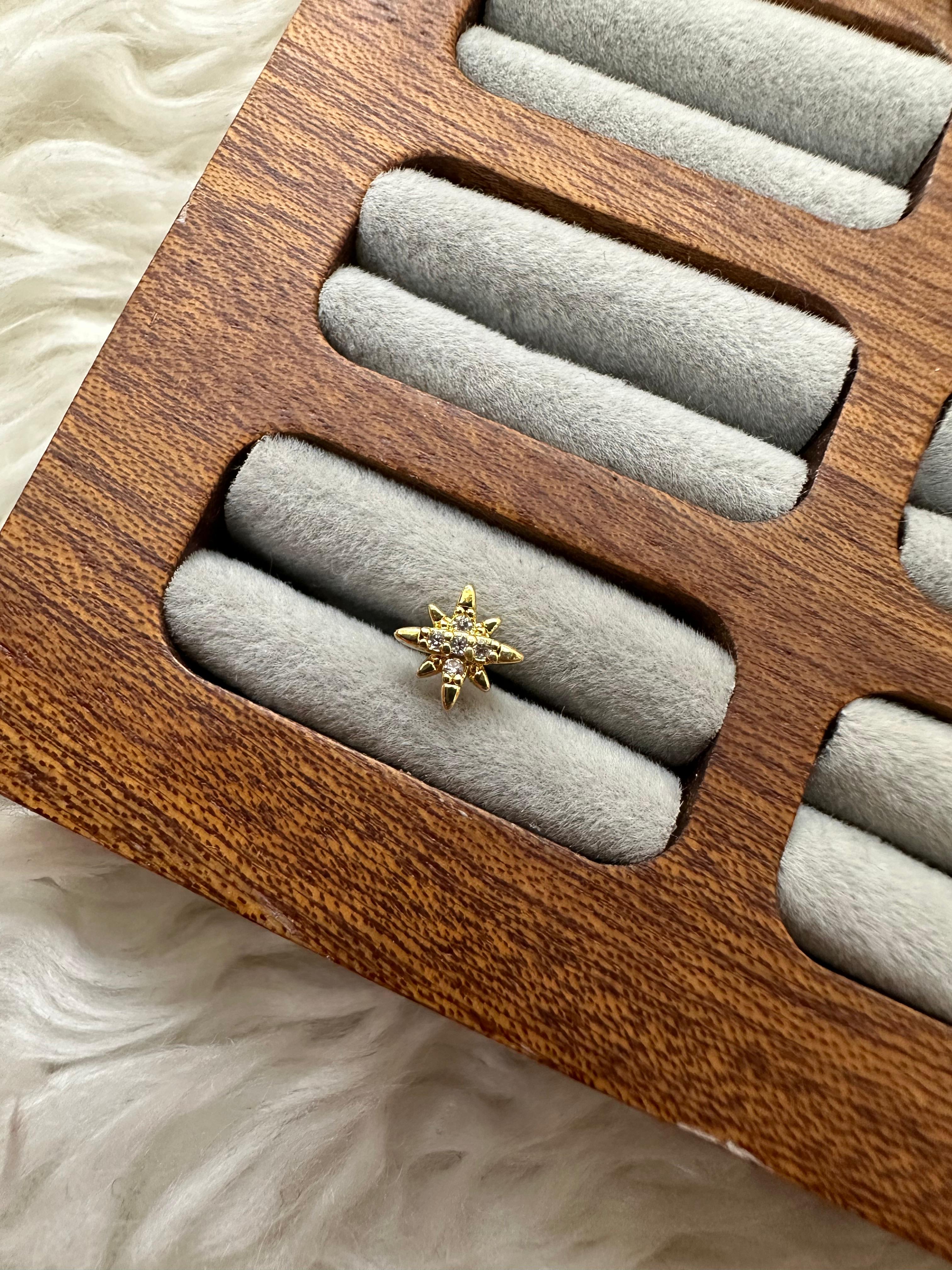 🧭💰🗺️ MACERA RUHU: GOLD PUSULA PIERCING