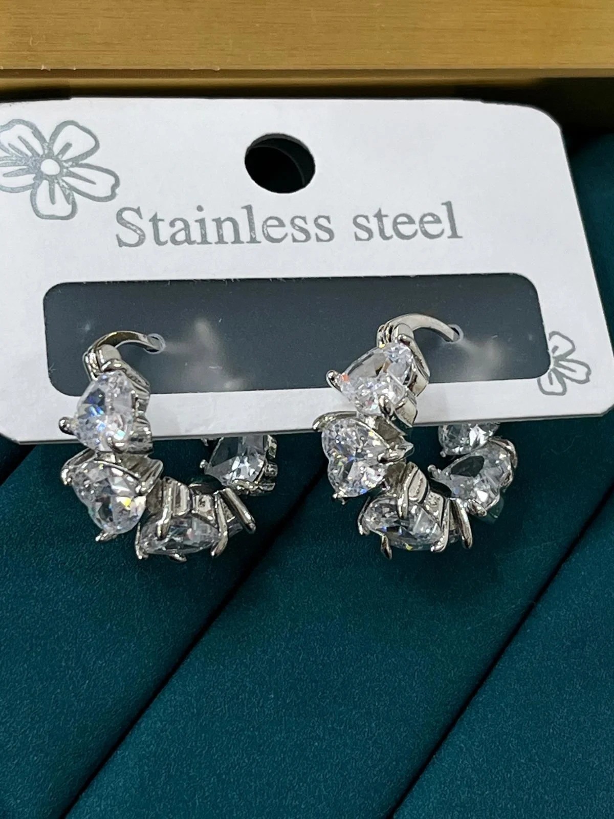 Çelik Silver Küpe