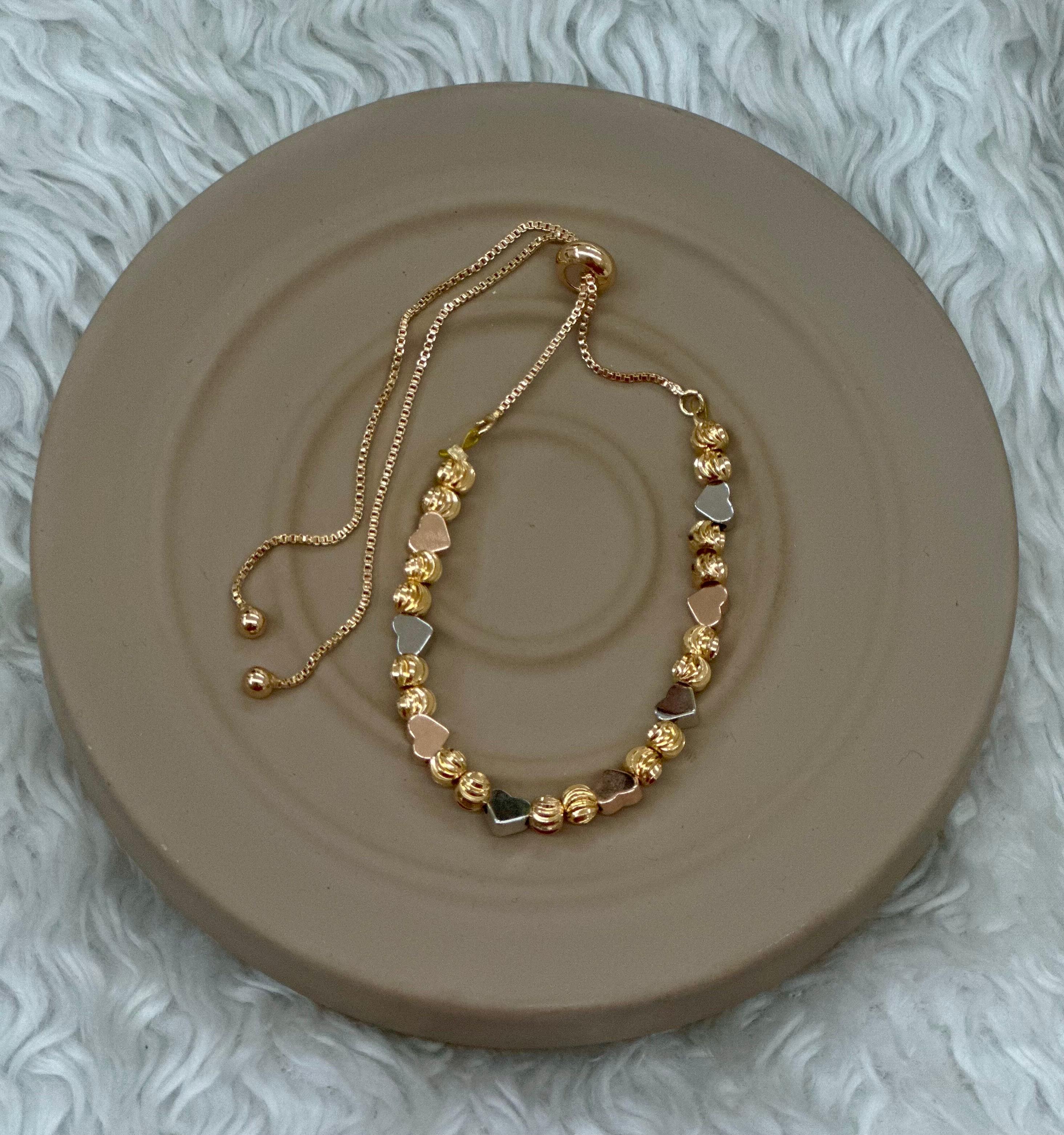 ✨ SLİDER TRIO Kalp Bilekliği ✨