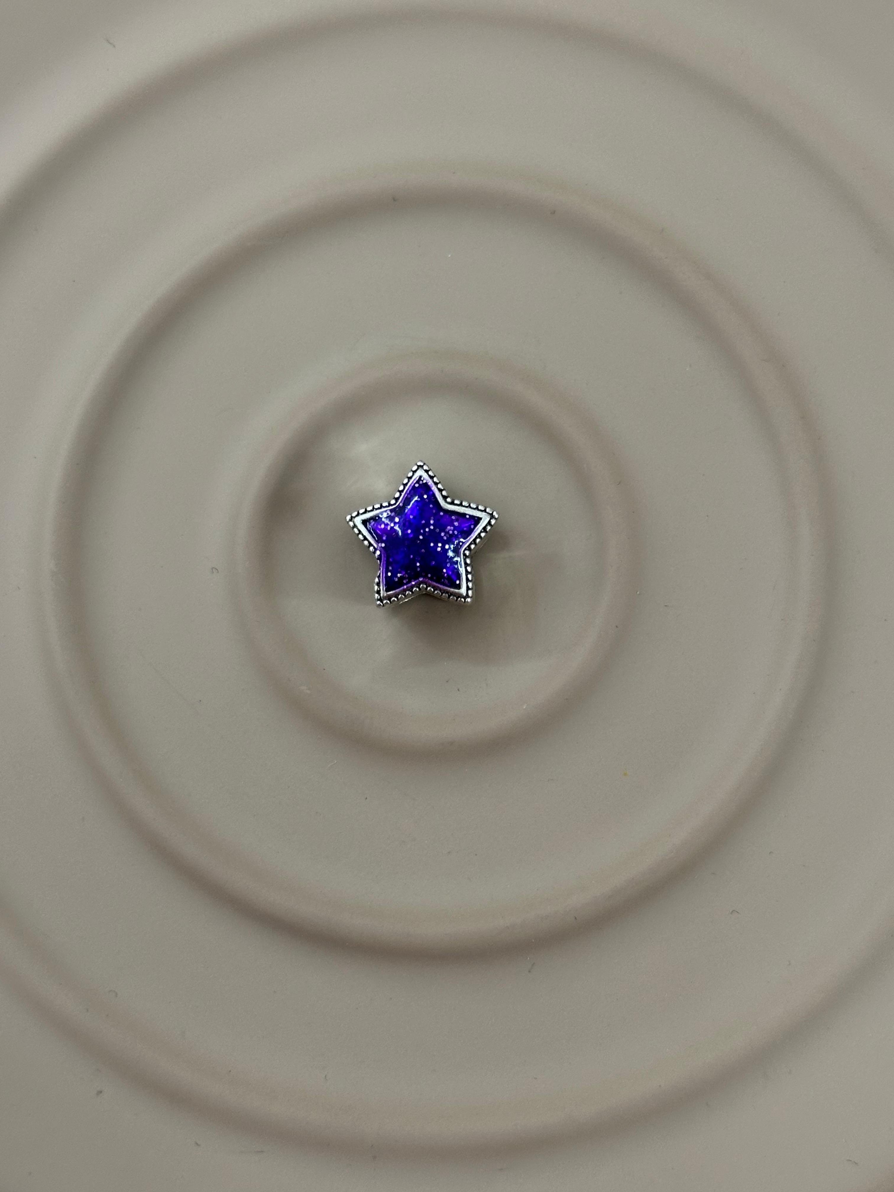 Gece Yıldızı Mavi Reçine Charm