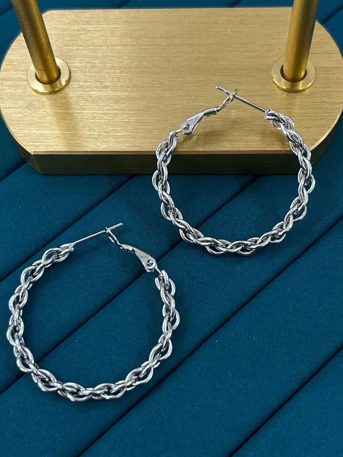 Çelik Silver Küpe