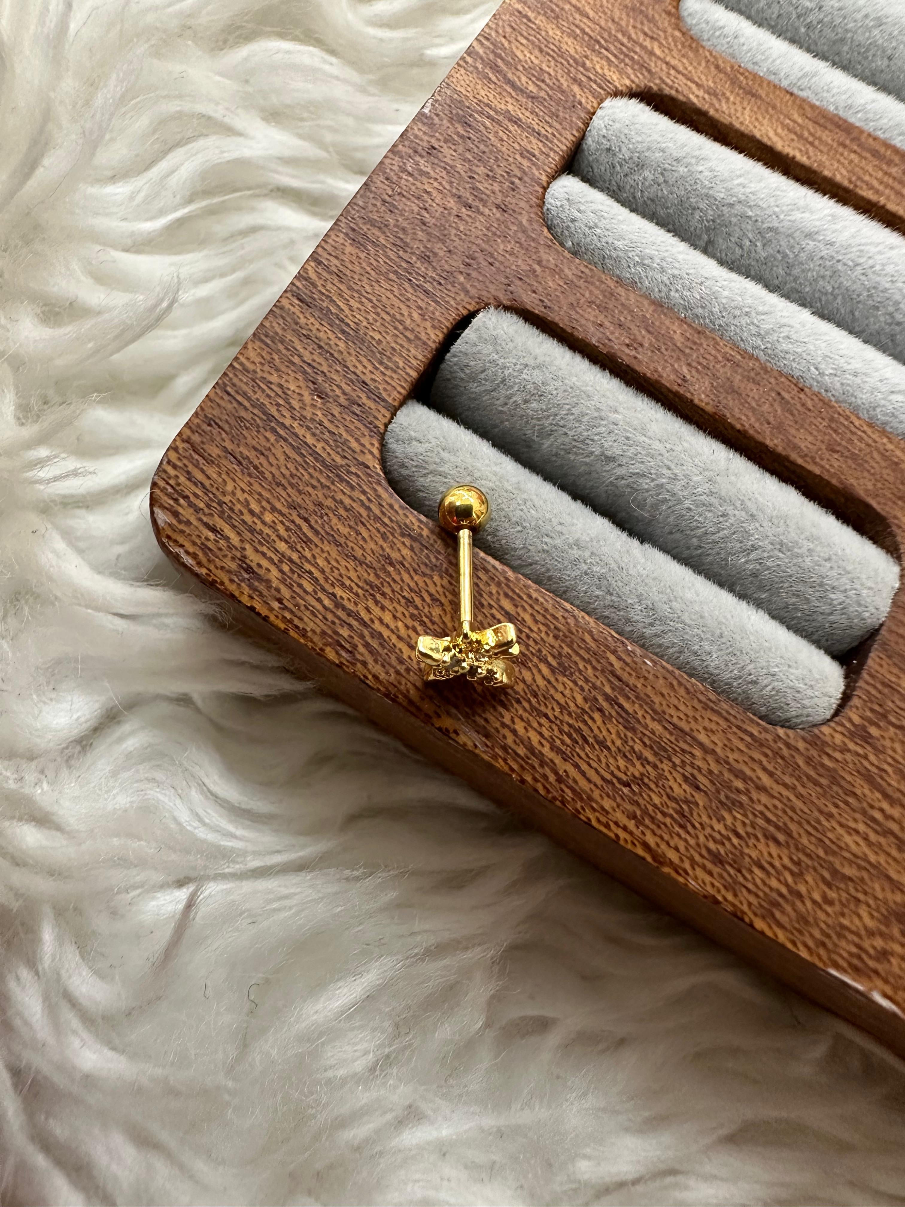 🧭💰🗺️ MACERA RUHU: GOLD PUSULA PIERCING