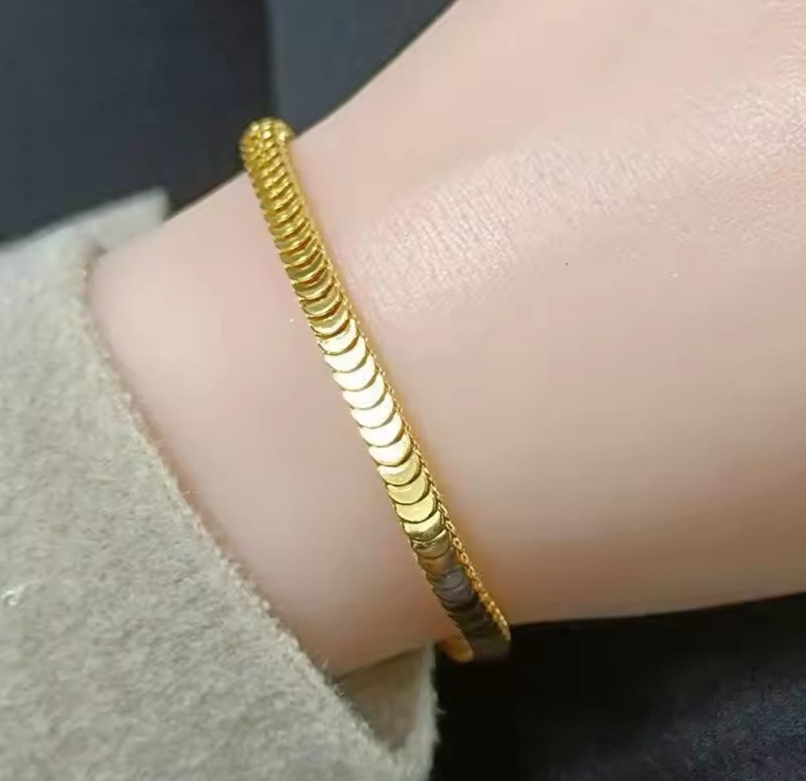 Çelik Gold Bileklik