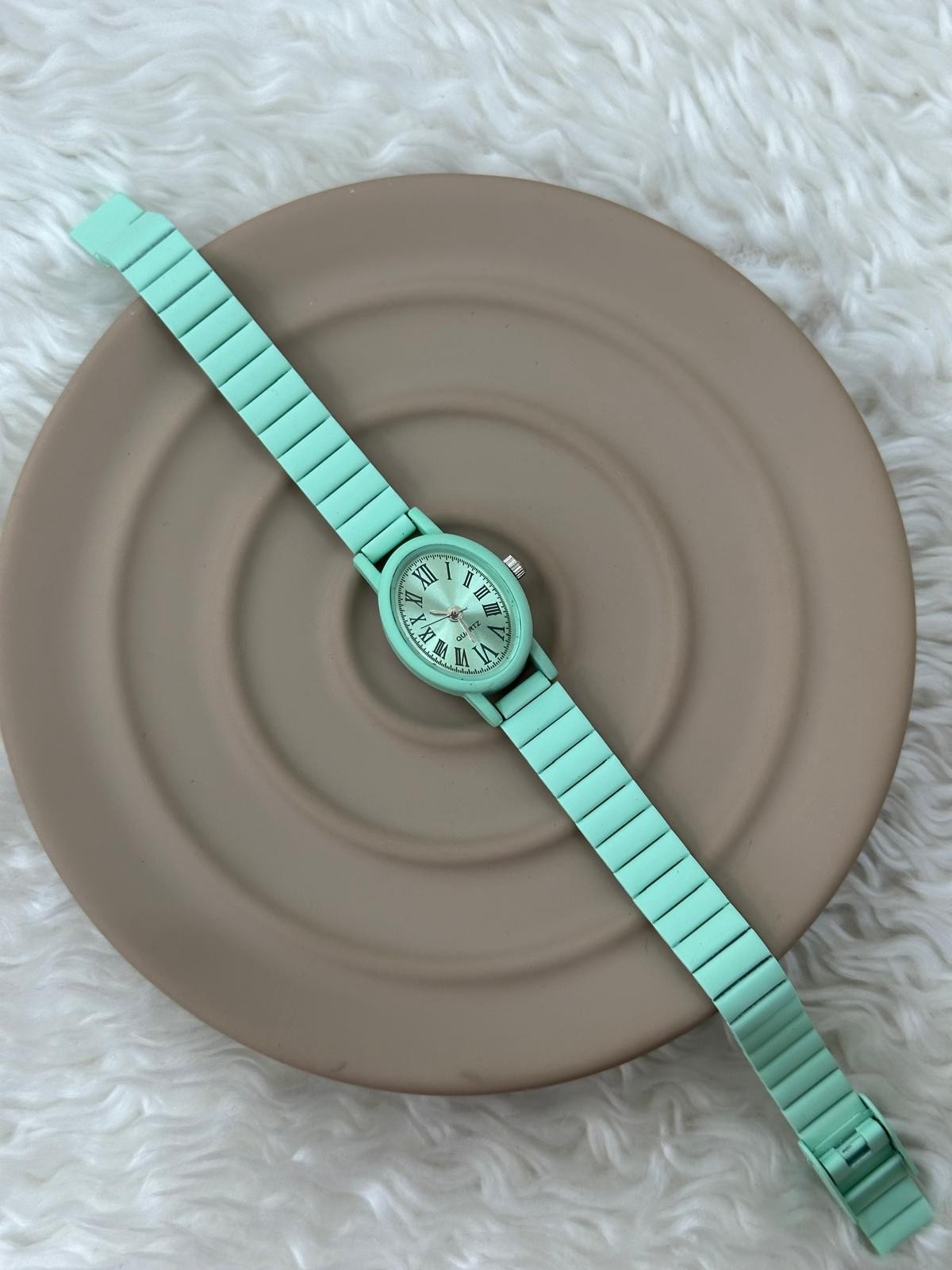 Mint Elegance Silikon Roma Rakamlı Kadın/Unisex Kol Saati