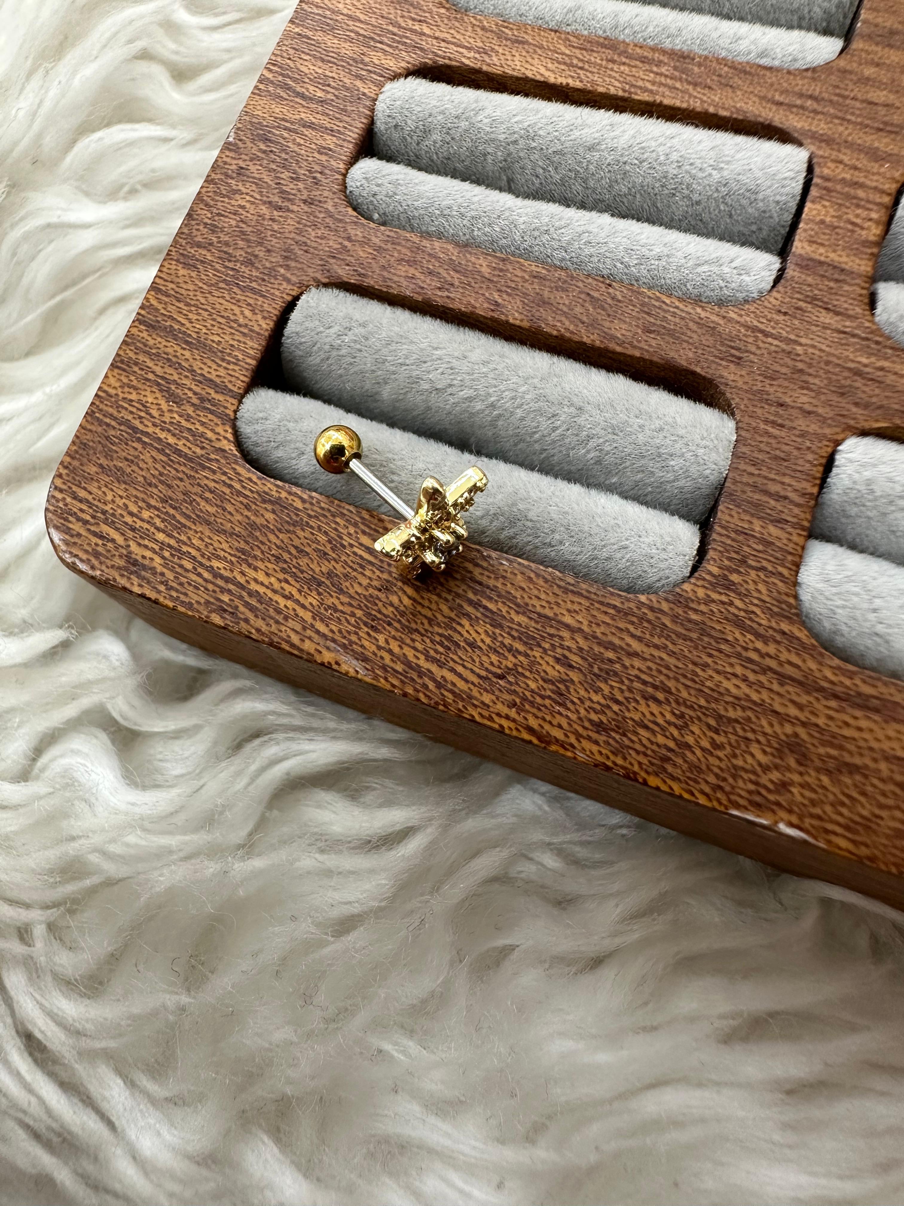 🌟🌊💰 YAZ LÜKSÜ: GOLD DENİZ YILDIZI PIERCING