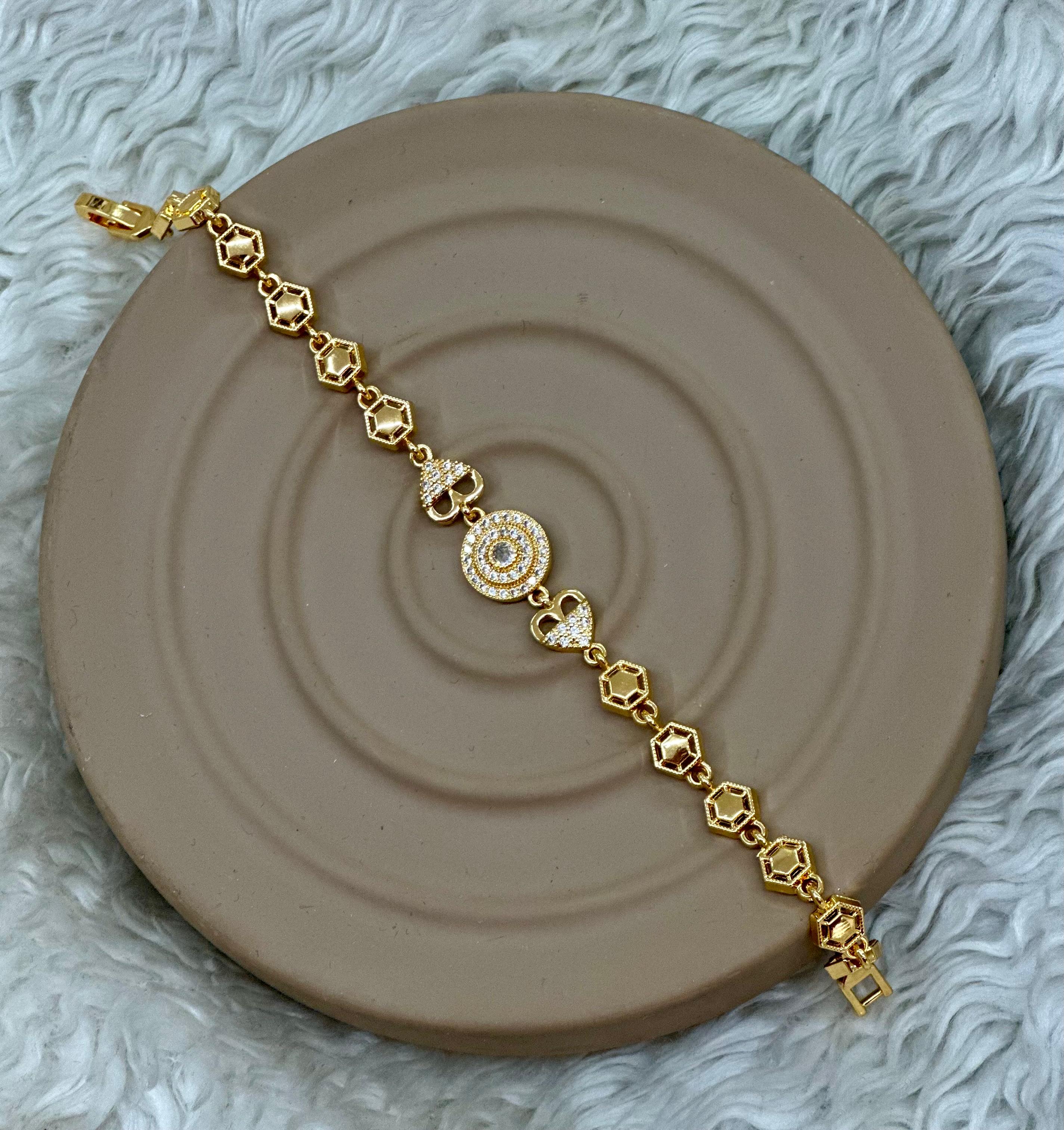 ✨ ALTIN PETEK Bilekliği ✨