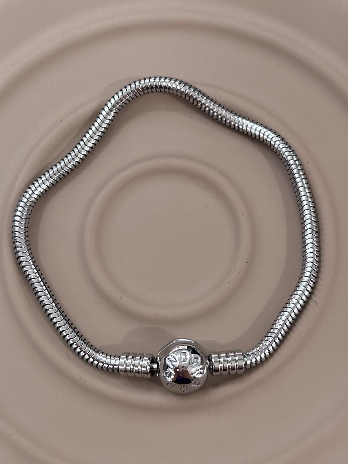 Çelik Silver Pandora Bileklik