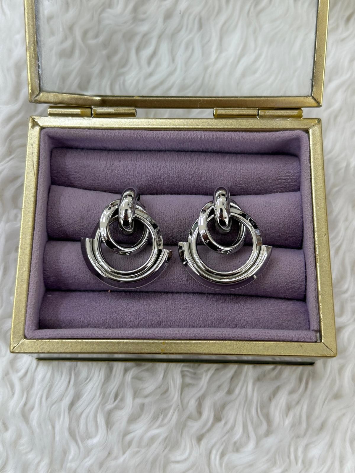 Çelik Silver Küpe 