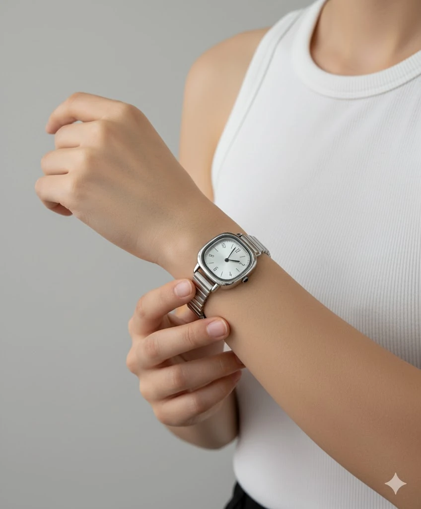  Minimalist Kare & Esnek Konfor Saat ⚪