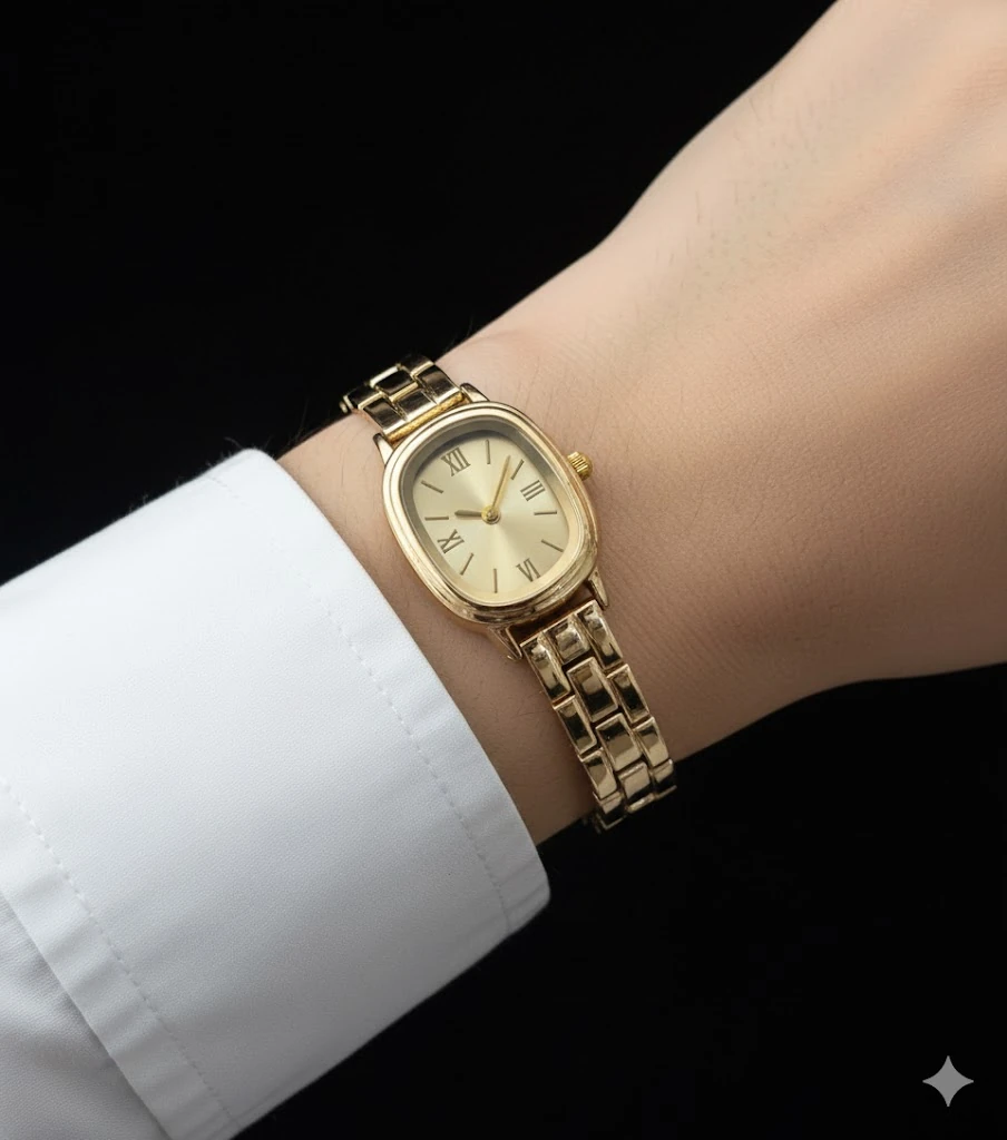 : OVAL BİLEZİK KORDON SAATİ ⚜️