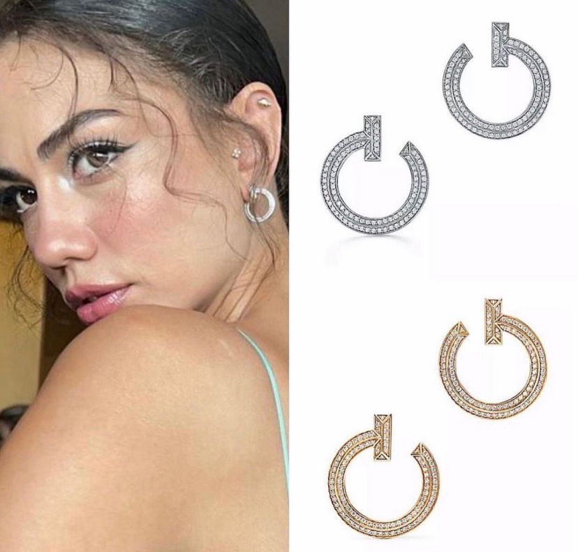 DEMET ÖZDEMİR KÜPESİ SİLVER