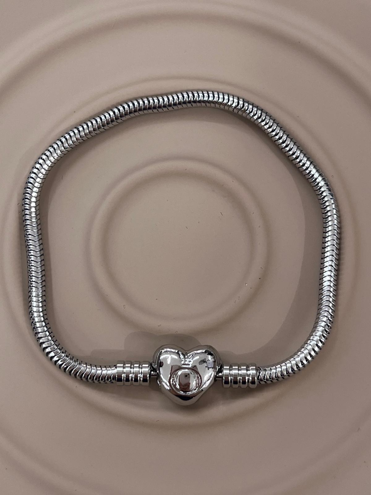 Çelik Silver Pandora Bileklik