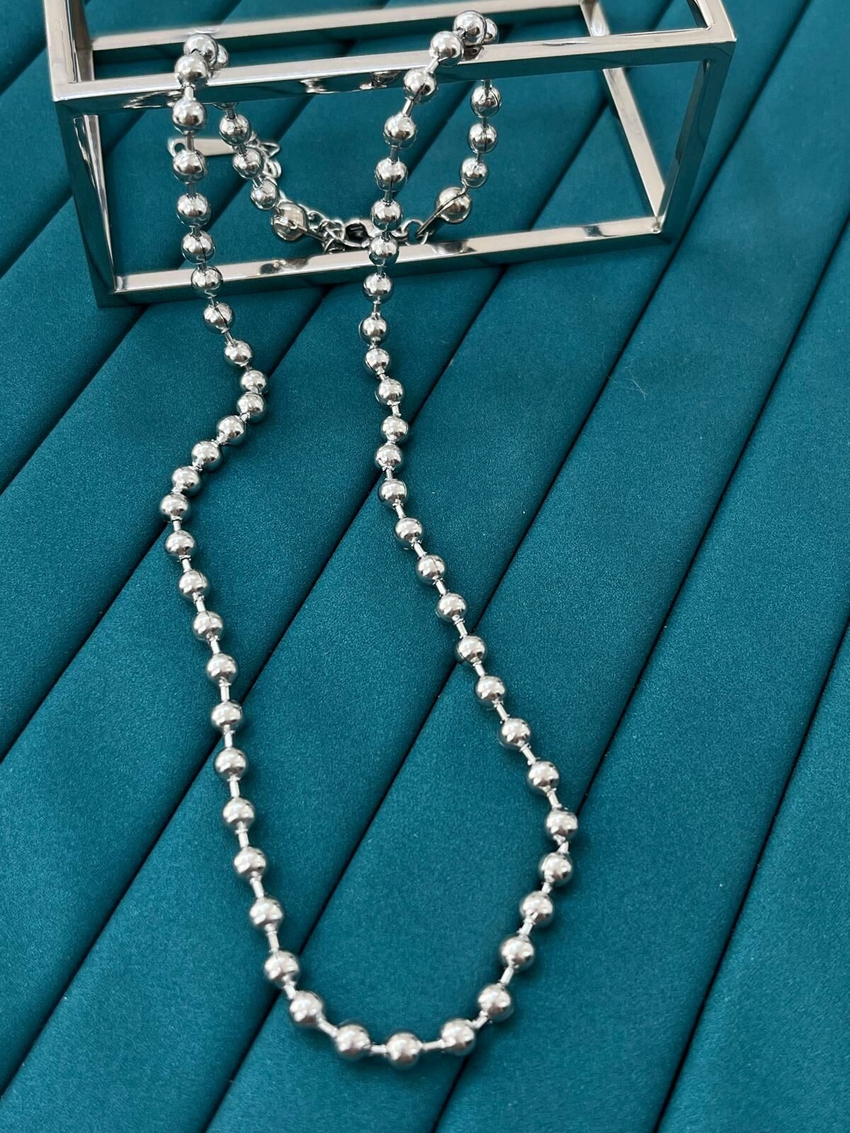 Çelik Silver Kolye 45cm