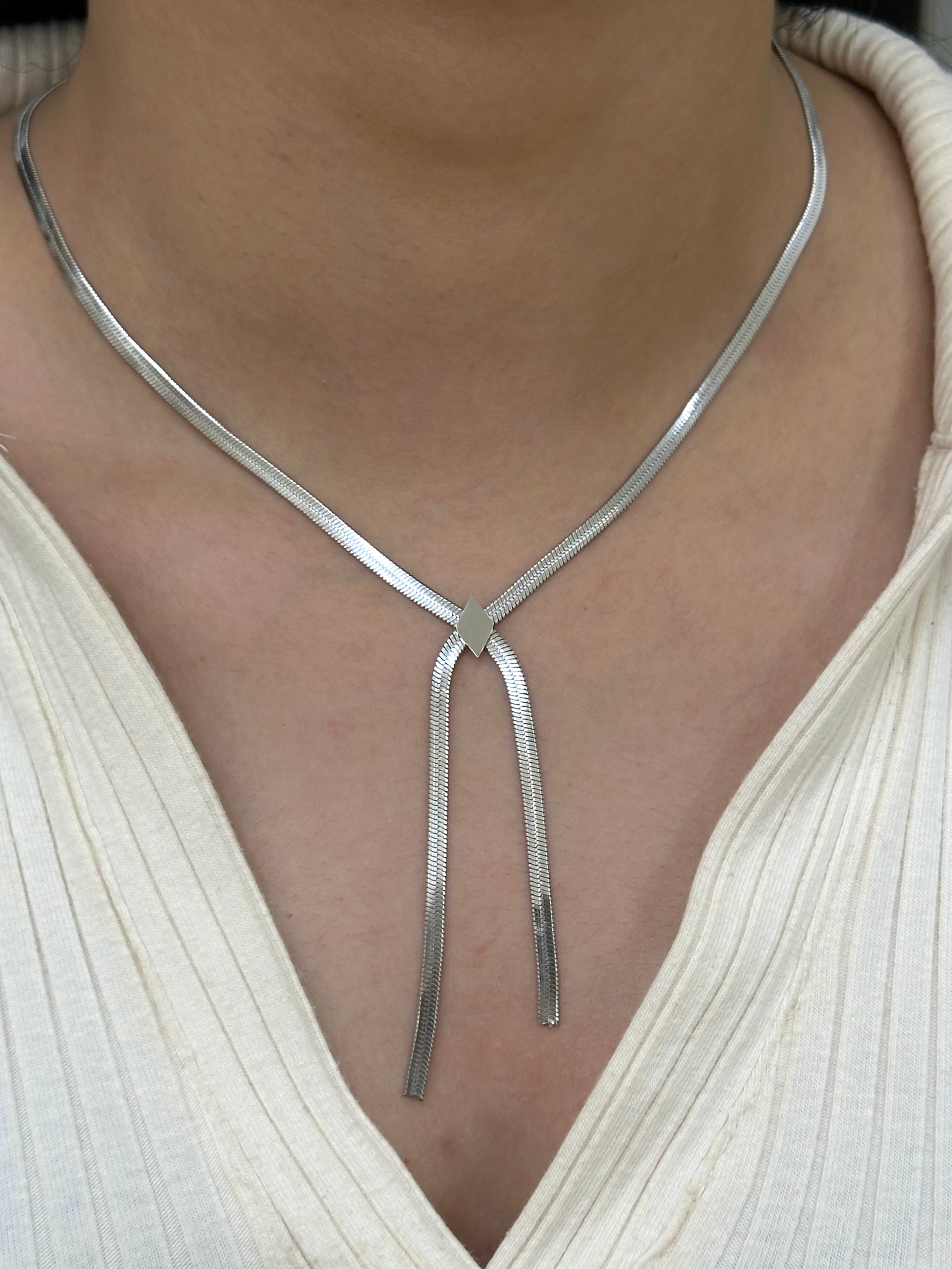 Çelik Silver Kolye 45cm 