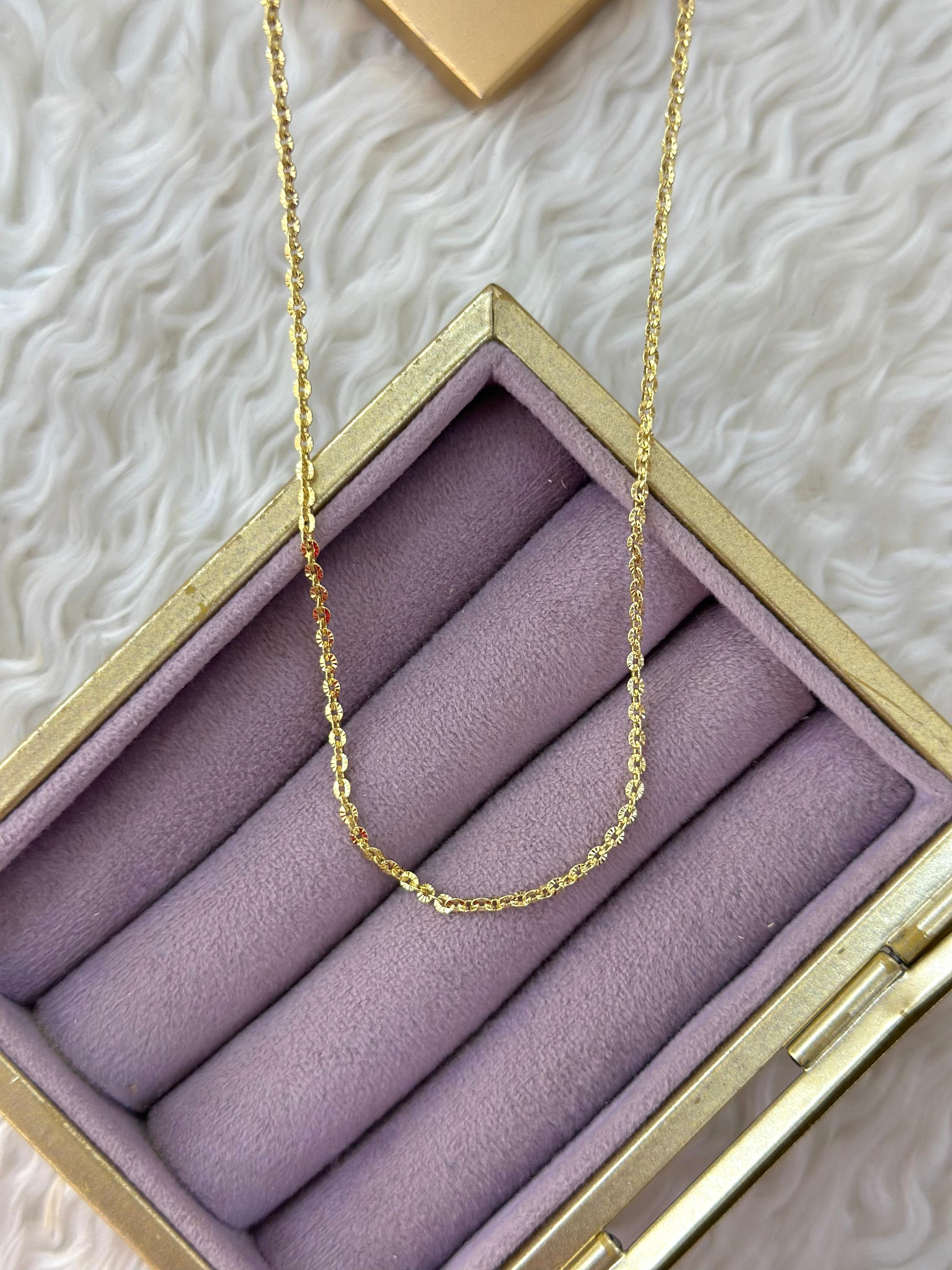 ✨ Xuping Gold Parlak Halkalı Zarif Kolye ✨
