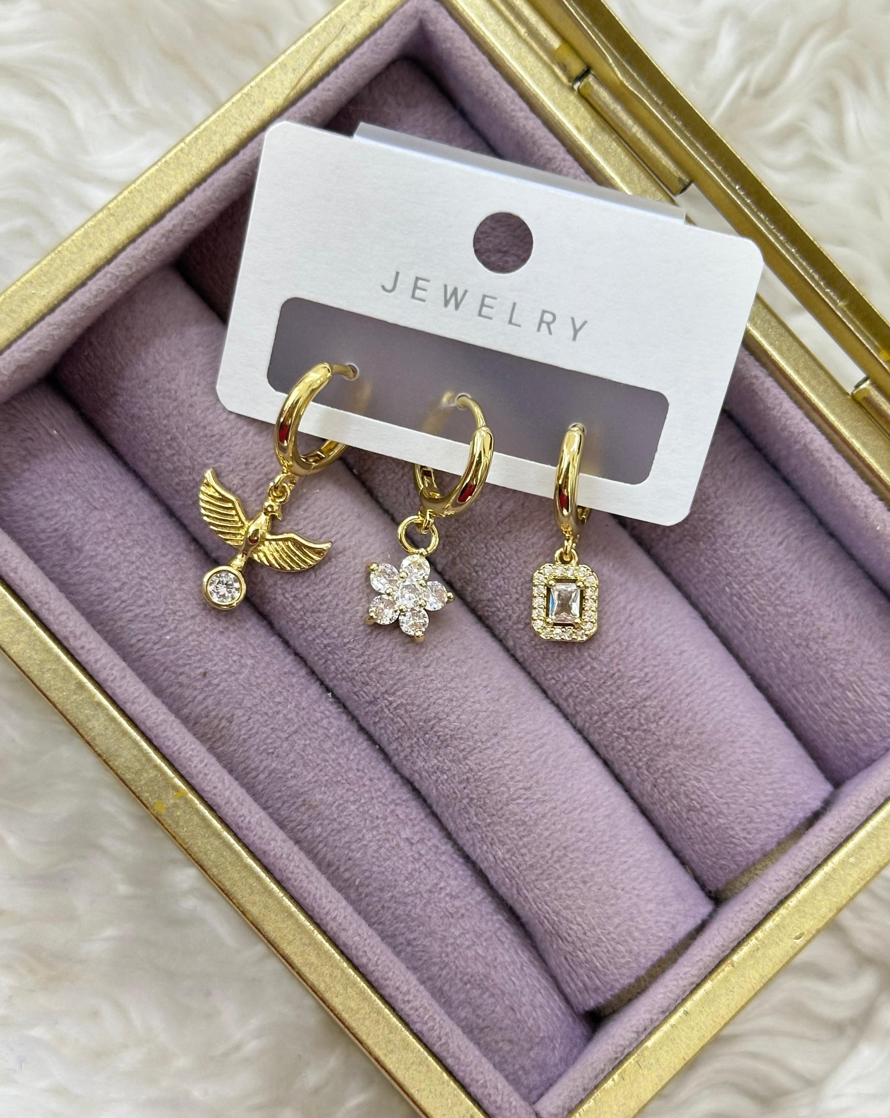 “Melek Dokunuşu Charm Trio – Gold”