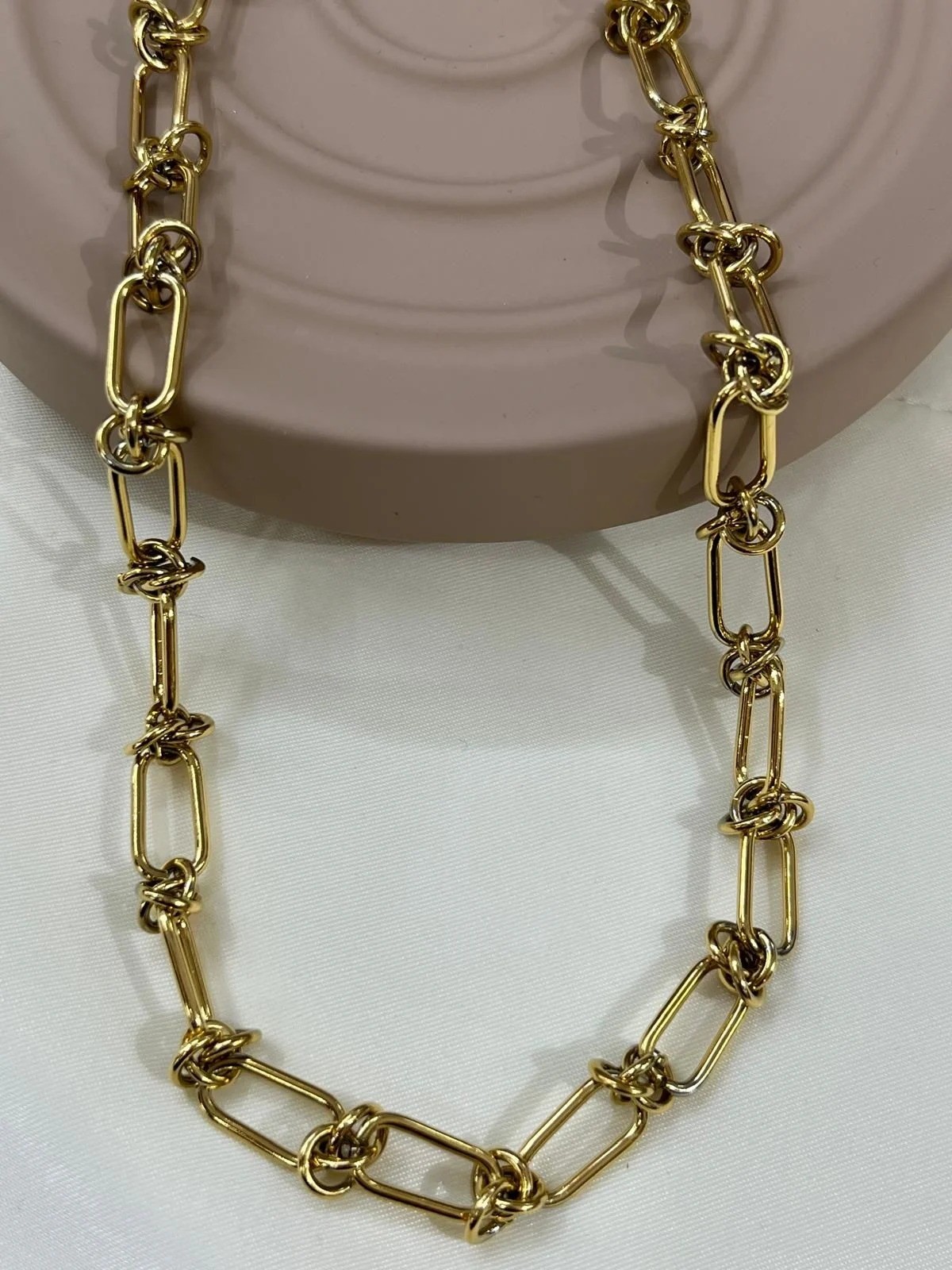 Çelik Gold Kolye 45cm