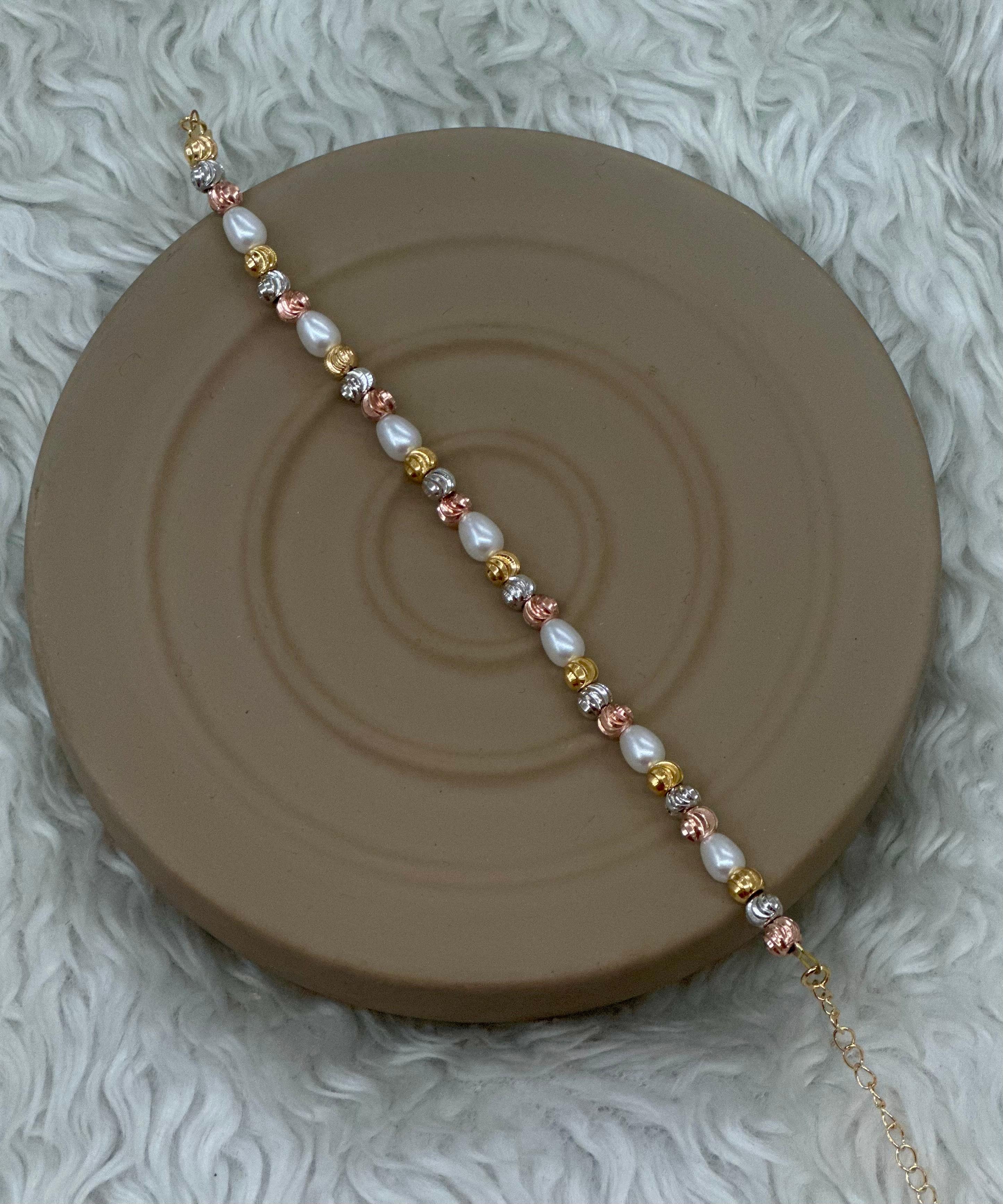 ✨ ROSE İNCİ Işıltısı Bilekliği ✨