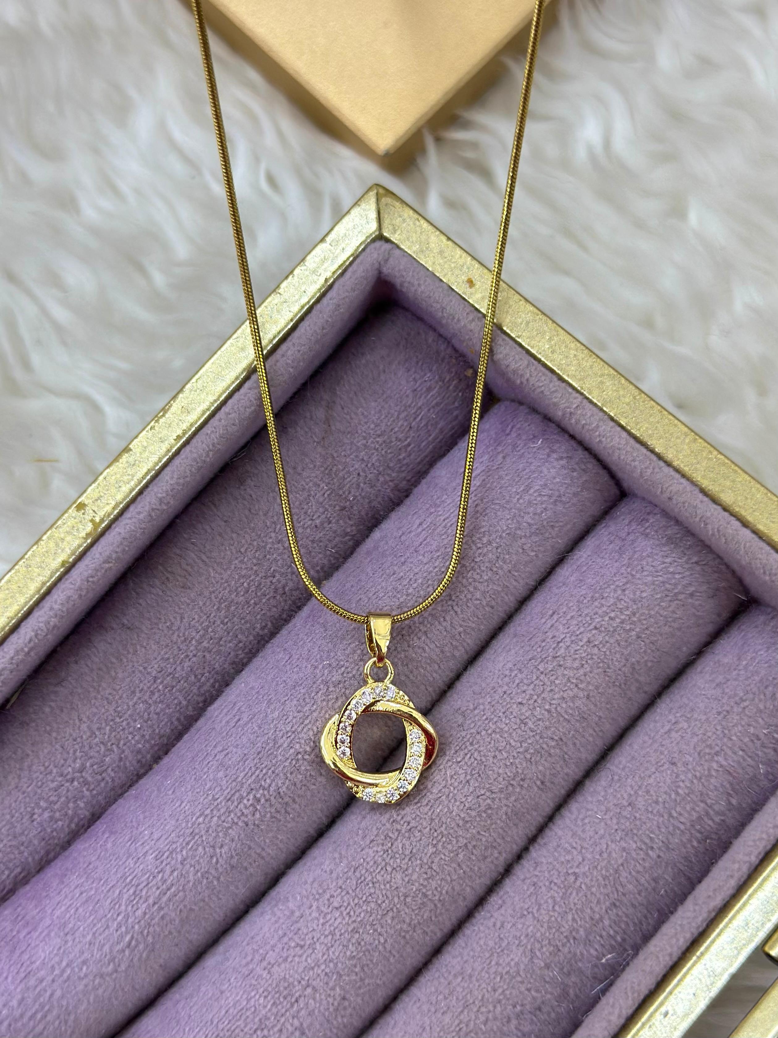 💫 Dönen Bağlar Mini Kolye 🔗