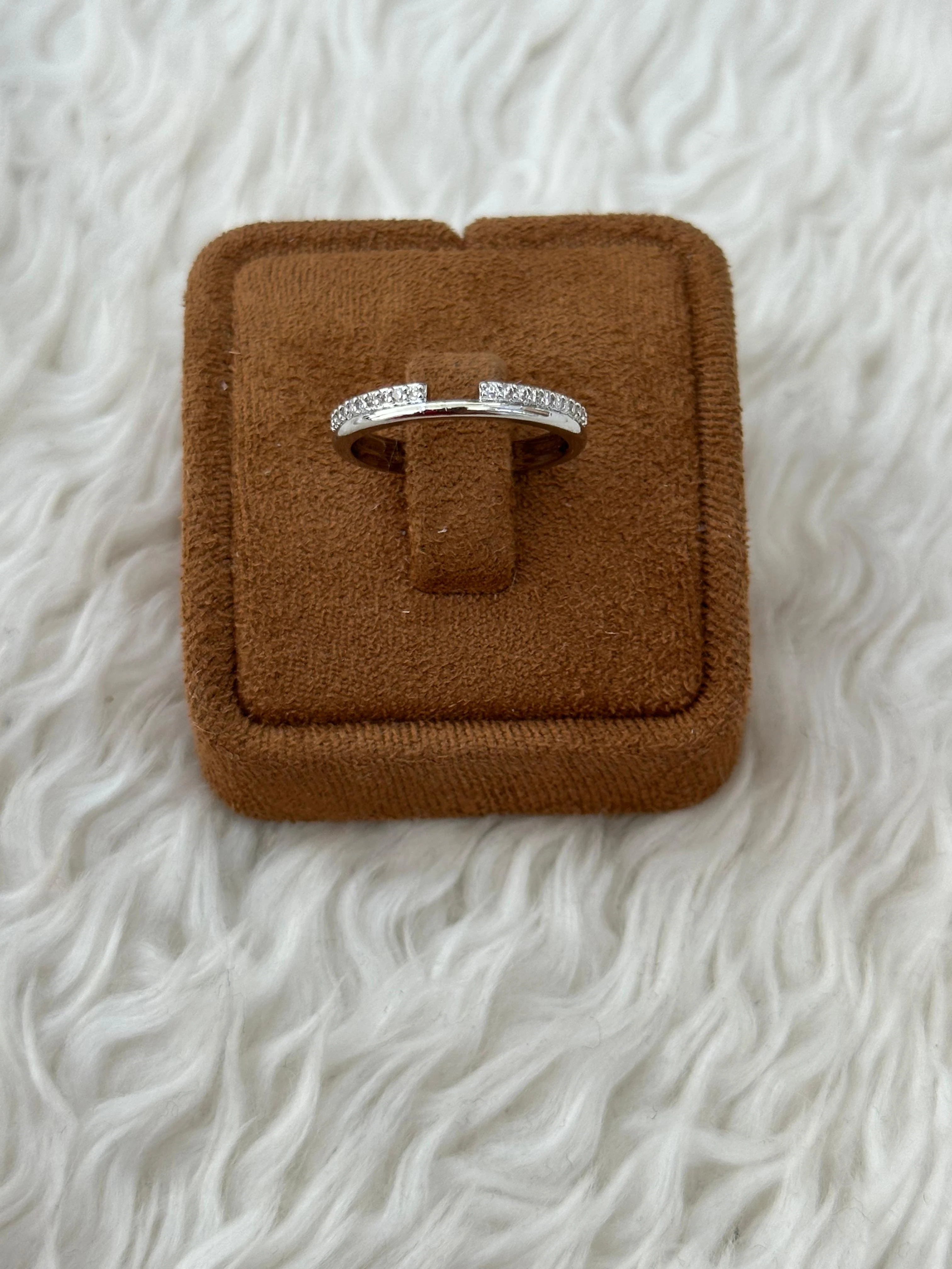 ✨Açık Kesimli Işıltılı Pırlanta Yüzük