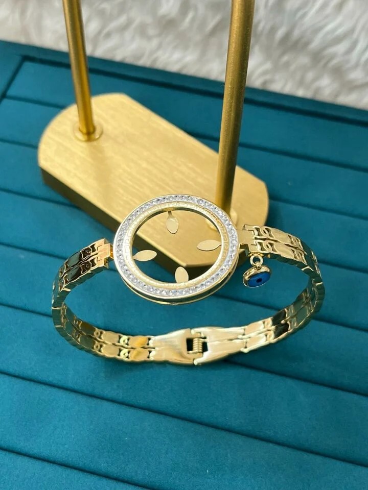 Çelik Gold Bileklik (Yarım Altın)