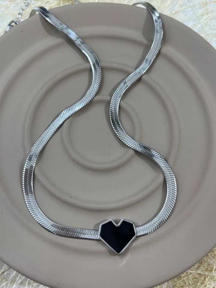 Çelik Silver Kolye 45cm