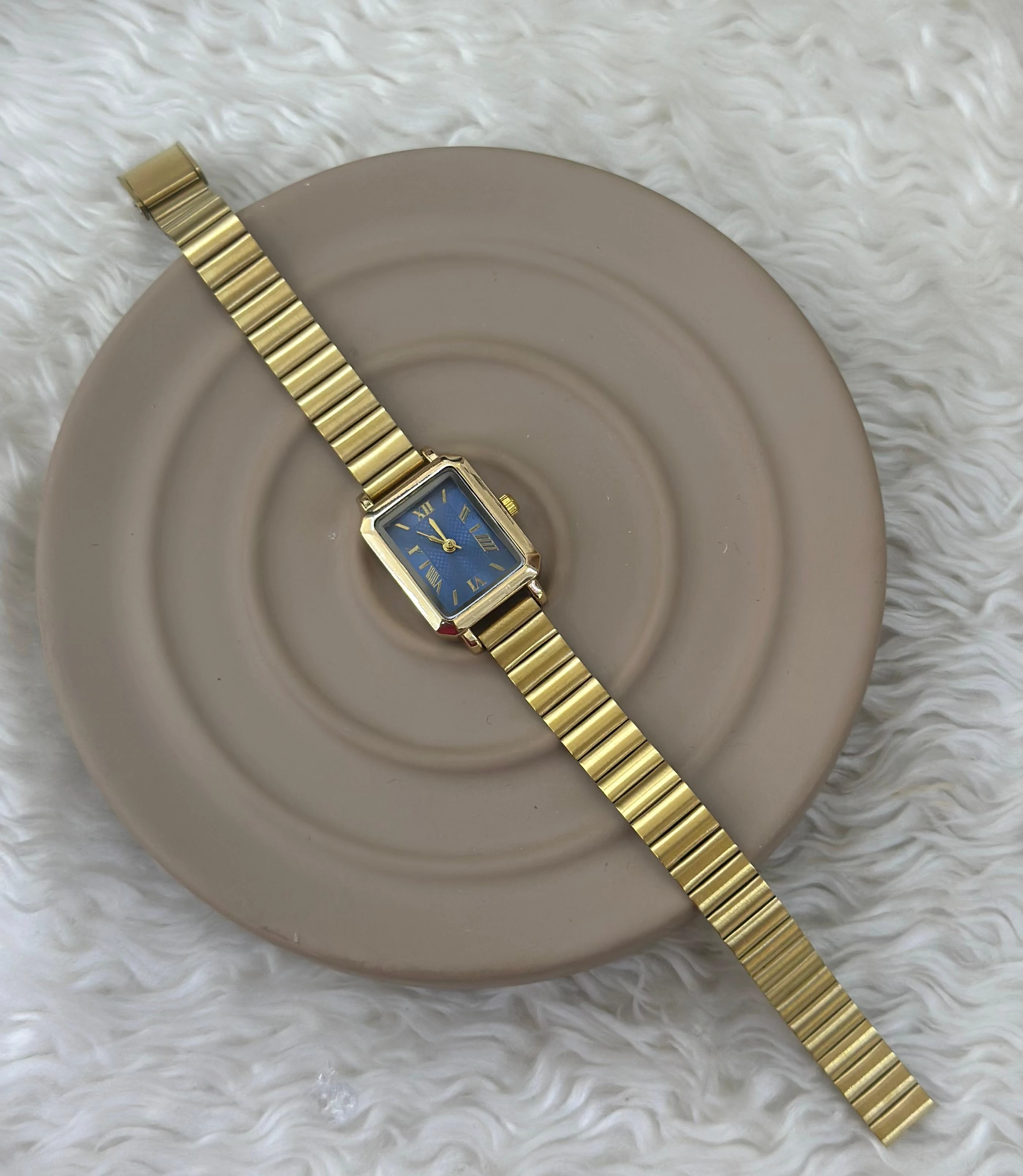  MAVİ DİKDÖRTGEN SAAT 👑