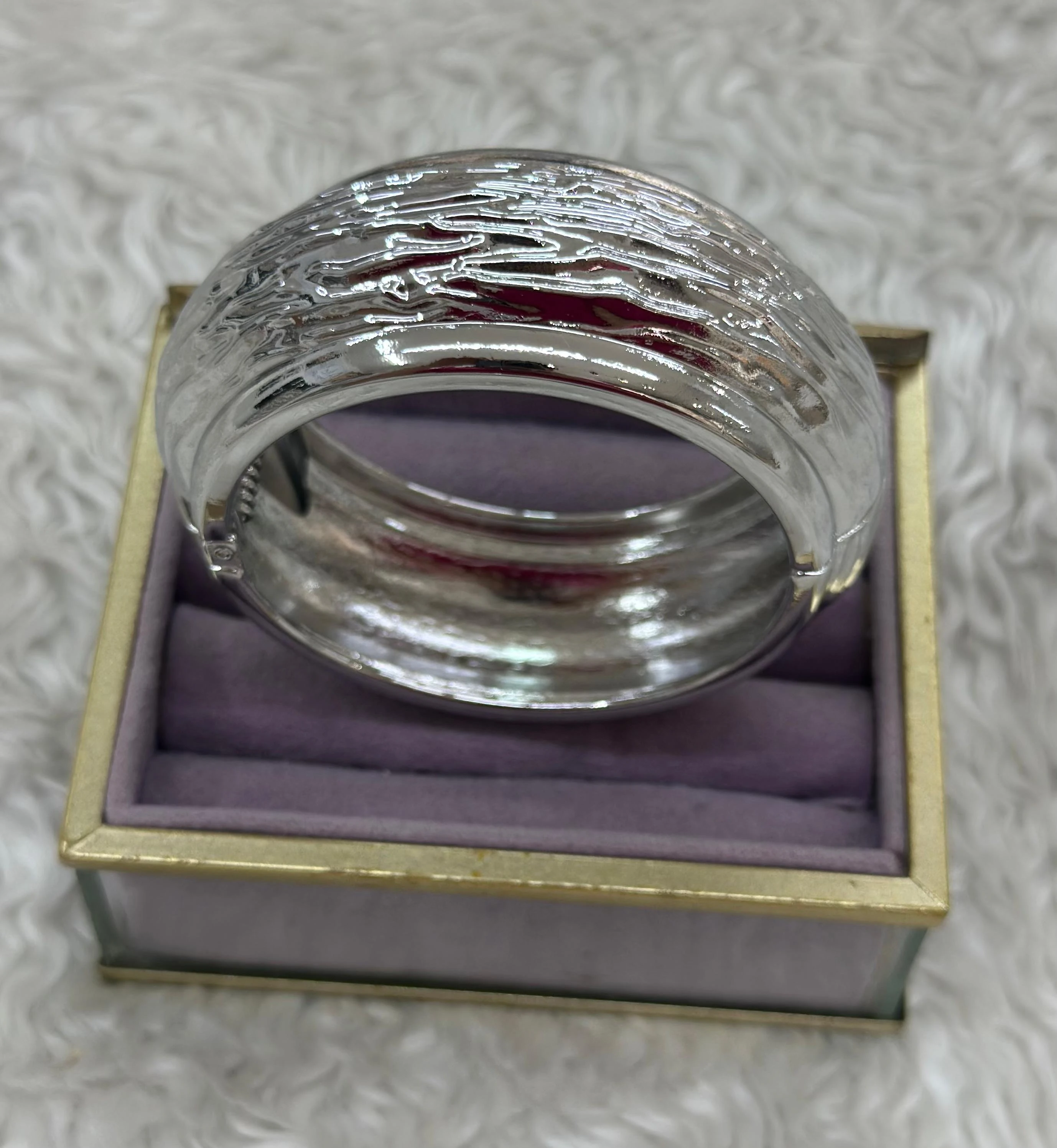 ✨ GÜMÜŞ AKINTI Kelepçe Bilezik ✨