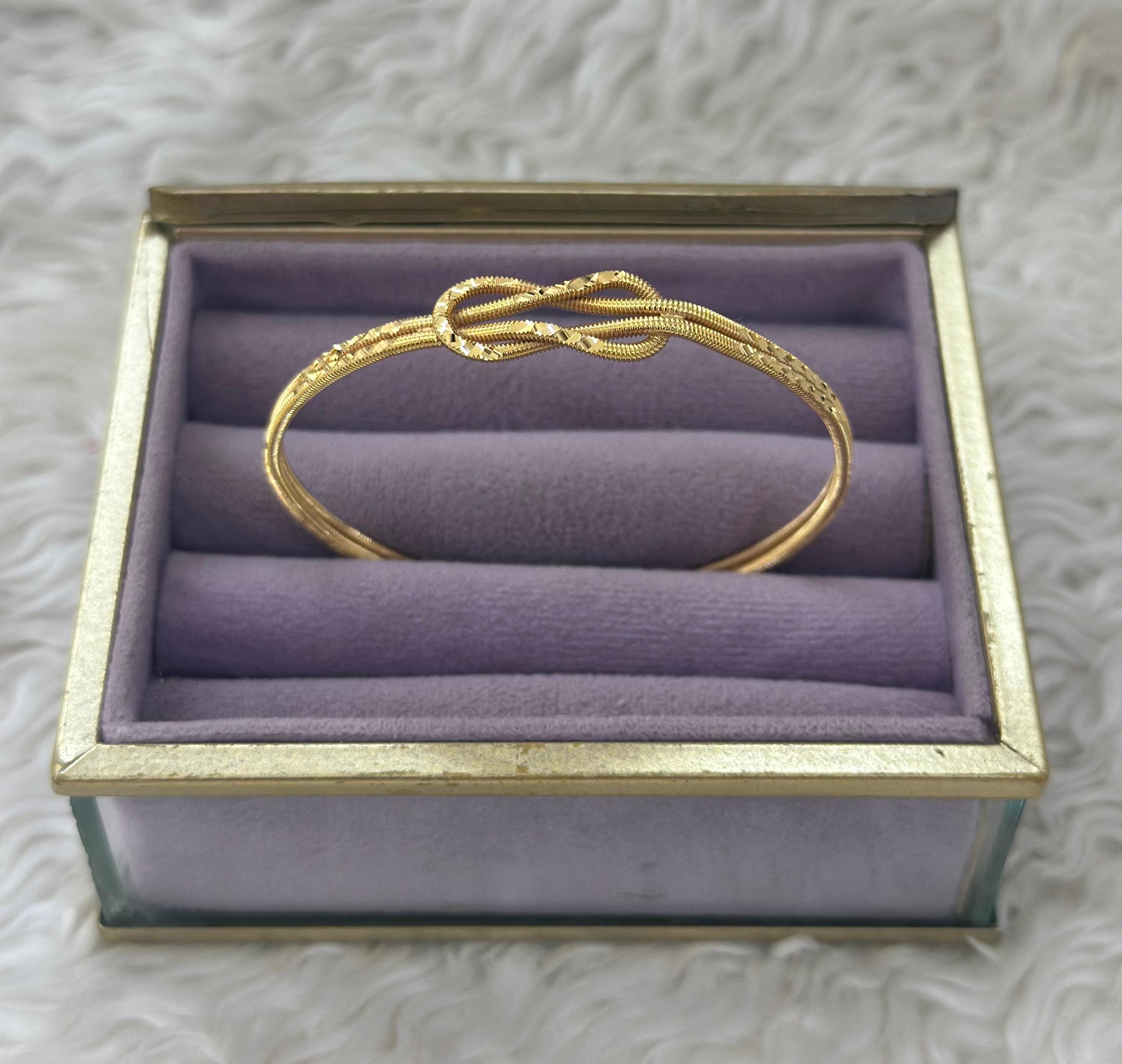 💖 Aşk Düğümü: İnce İşçilikli Bileklik (65cm) 💫 