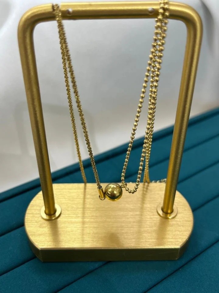 Çelik Gold Kolye 45cm