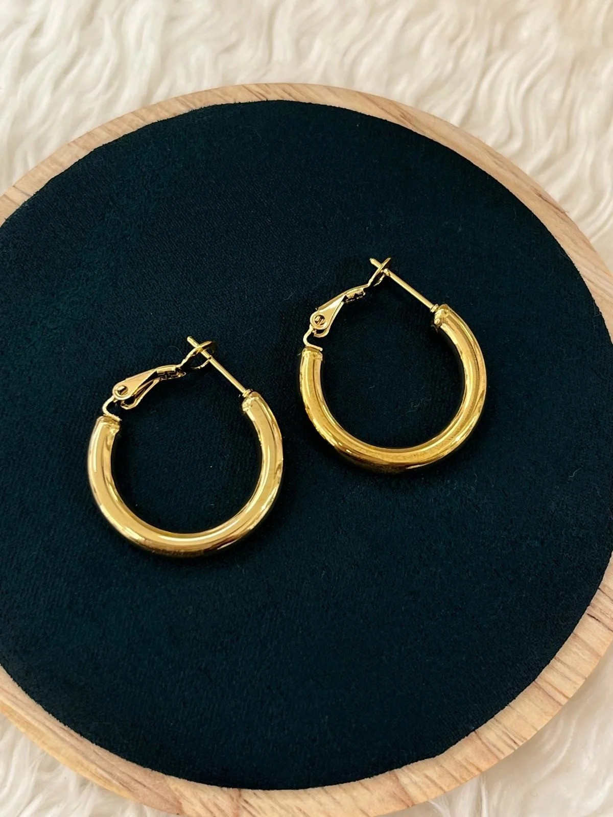 Çelik Gold Küpe