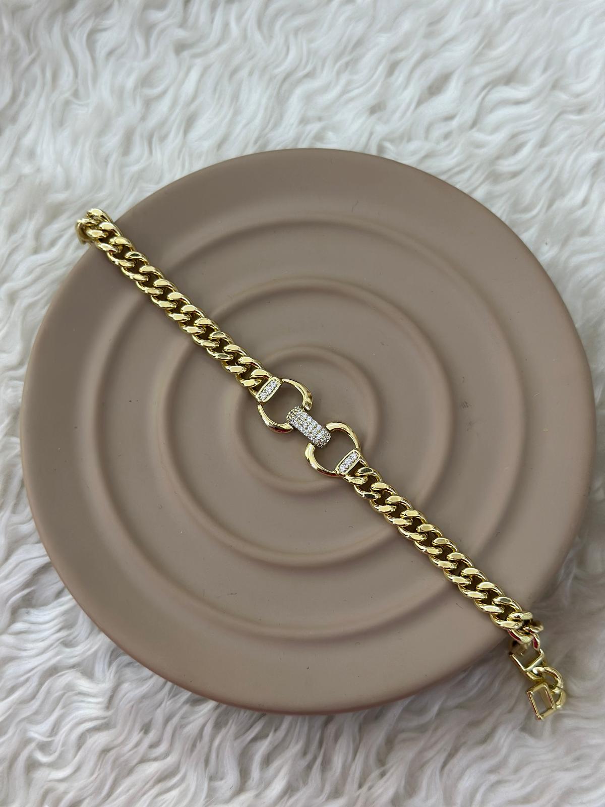 💛 Figürlü Taş Detaylı VIP Xuping Gold Bileklik ✨