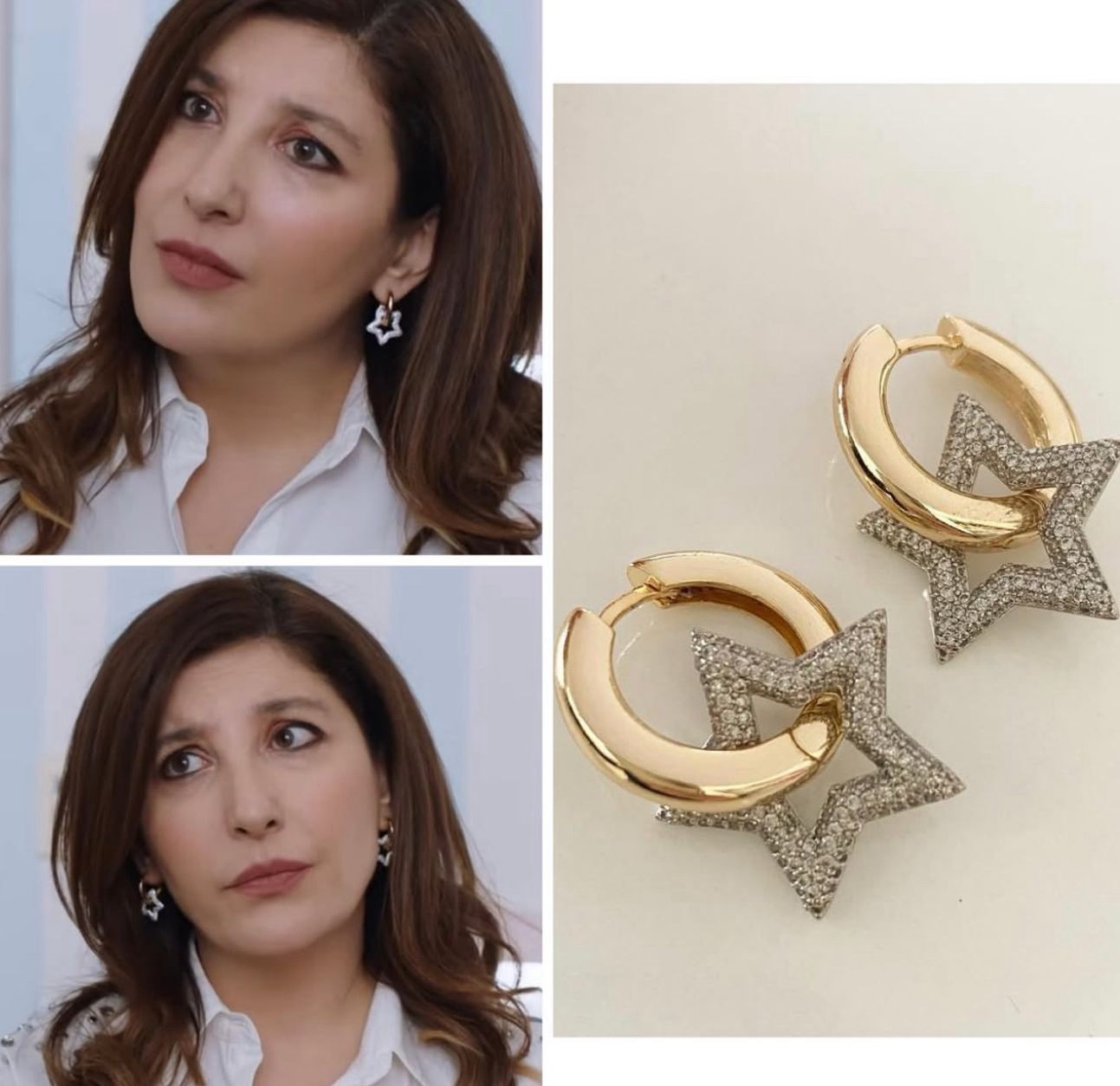 Dizi Yıldızı Star Küpe