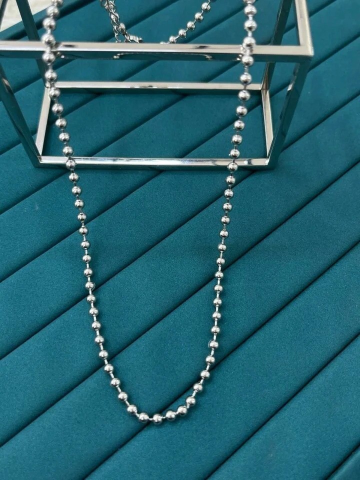 Çelik Silver Kolye 45cm