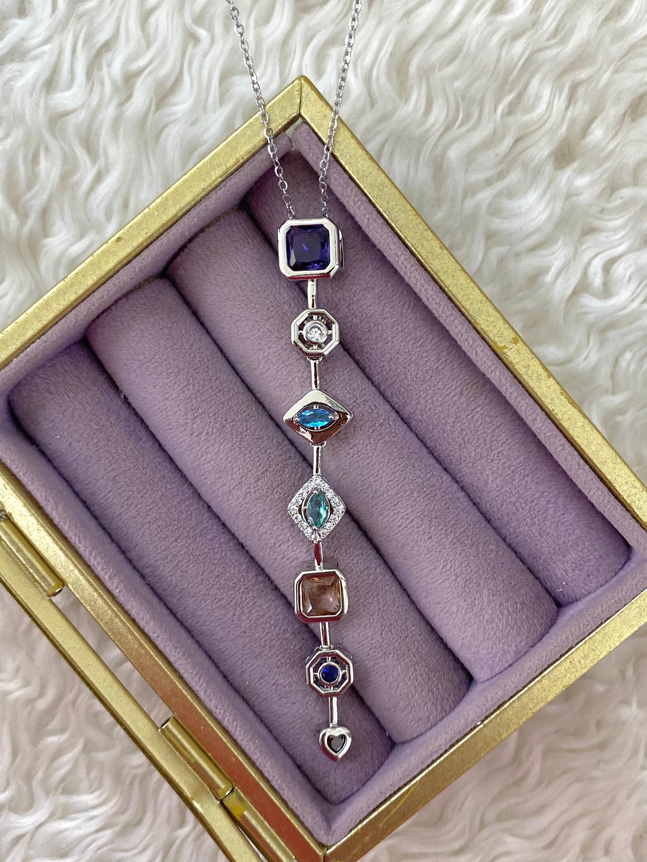 ✨ Soğuk Işıltı VIP Kolye ❄️💙