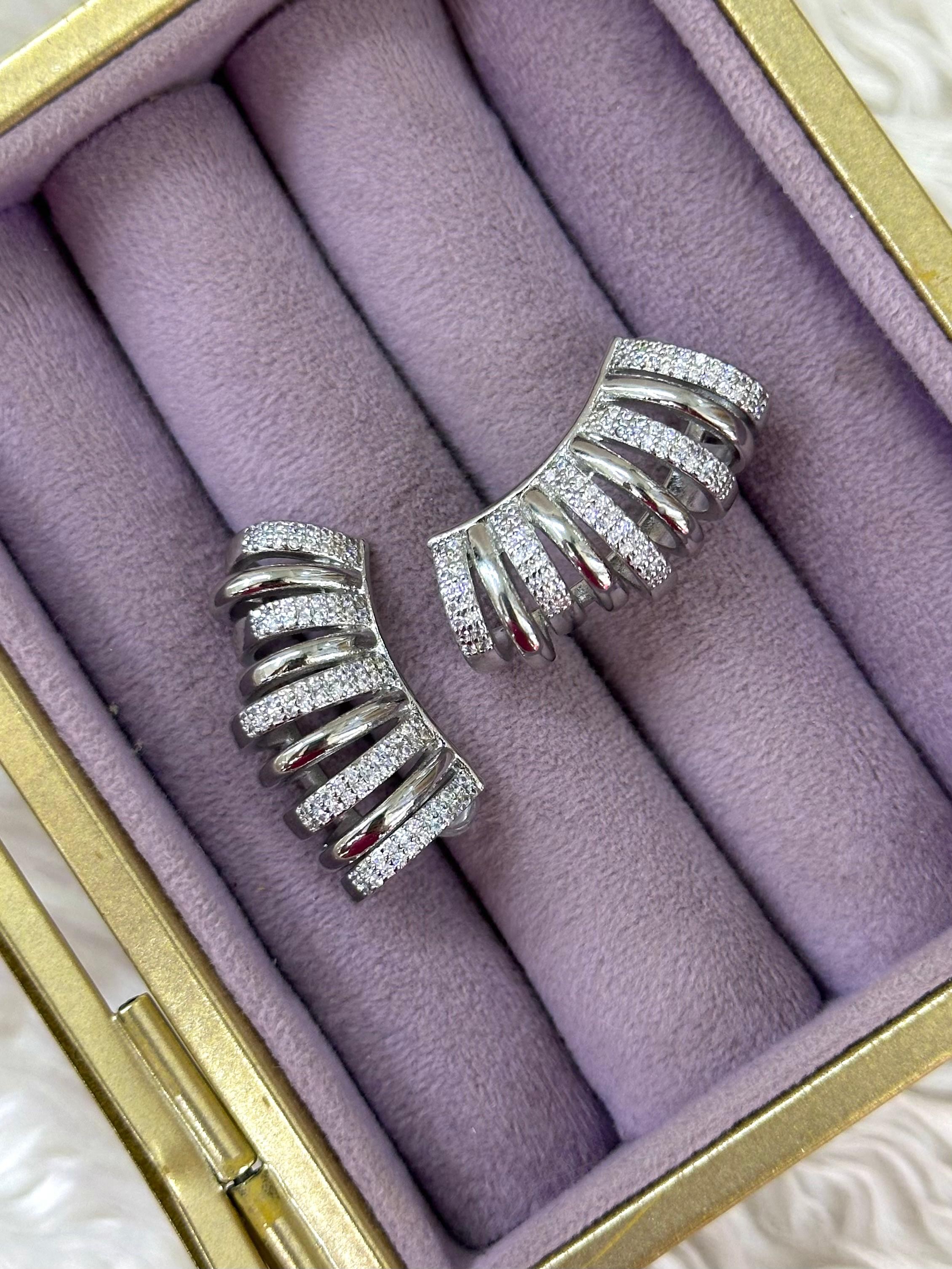 Kızılcık Şerbeti Doga Küpesi – Silver