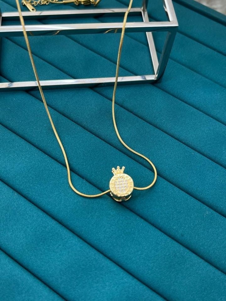 Çelik Gold Kolye 45cm