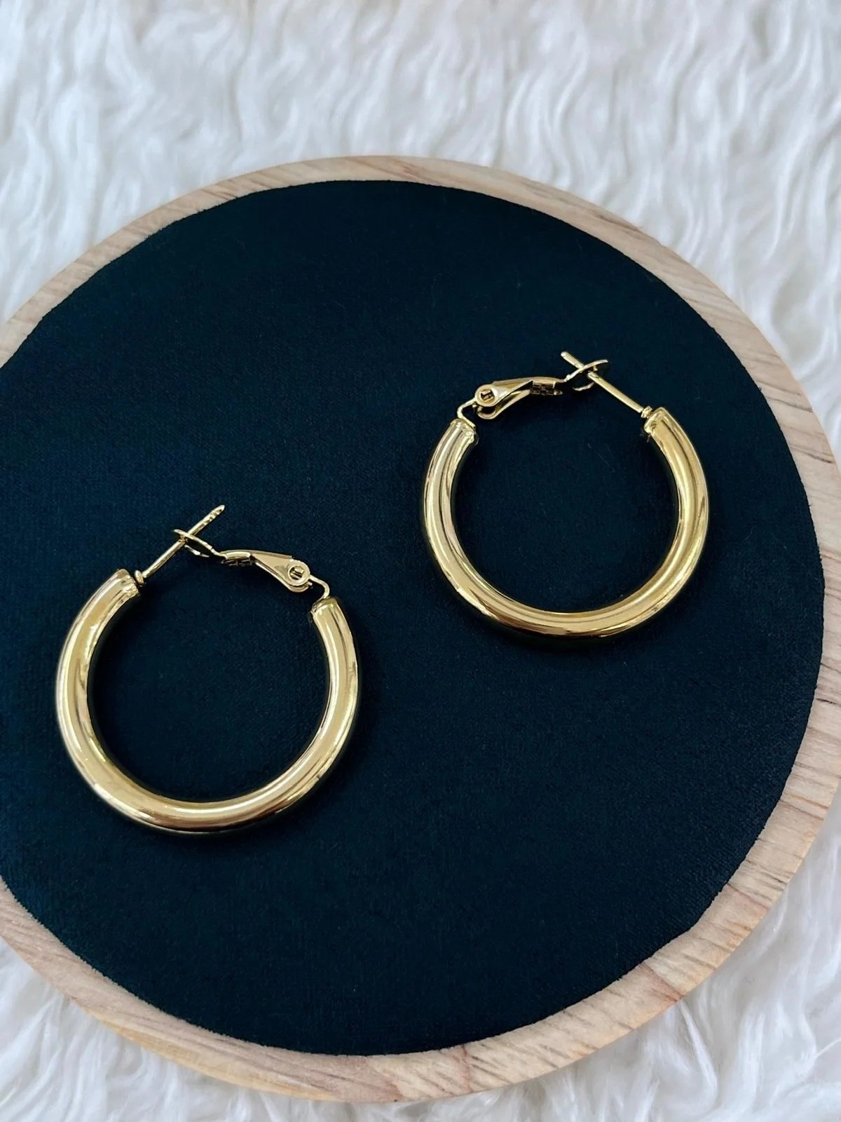 Çelik Gold Küpe