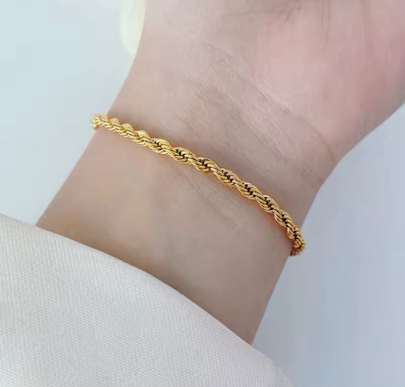 Çelik Gold Bileklik