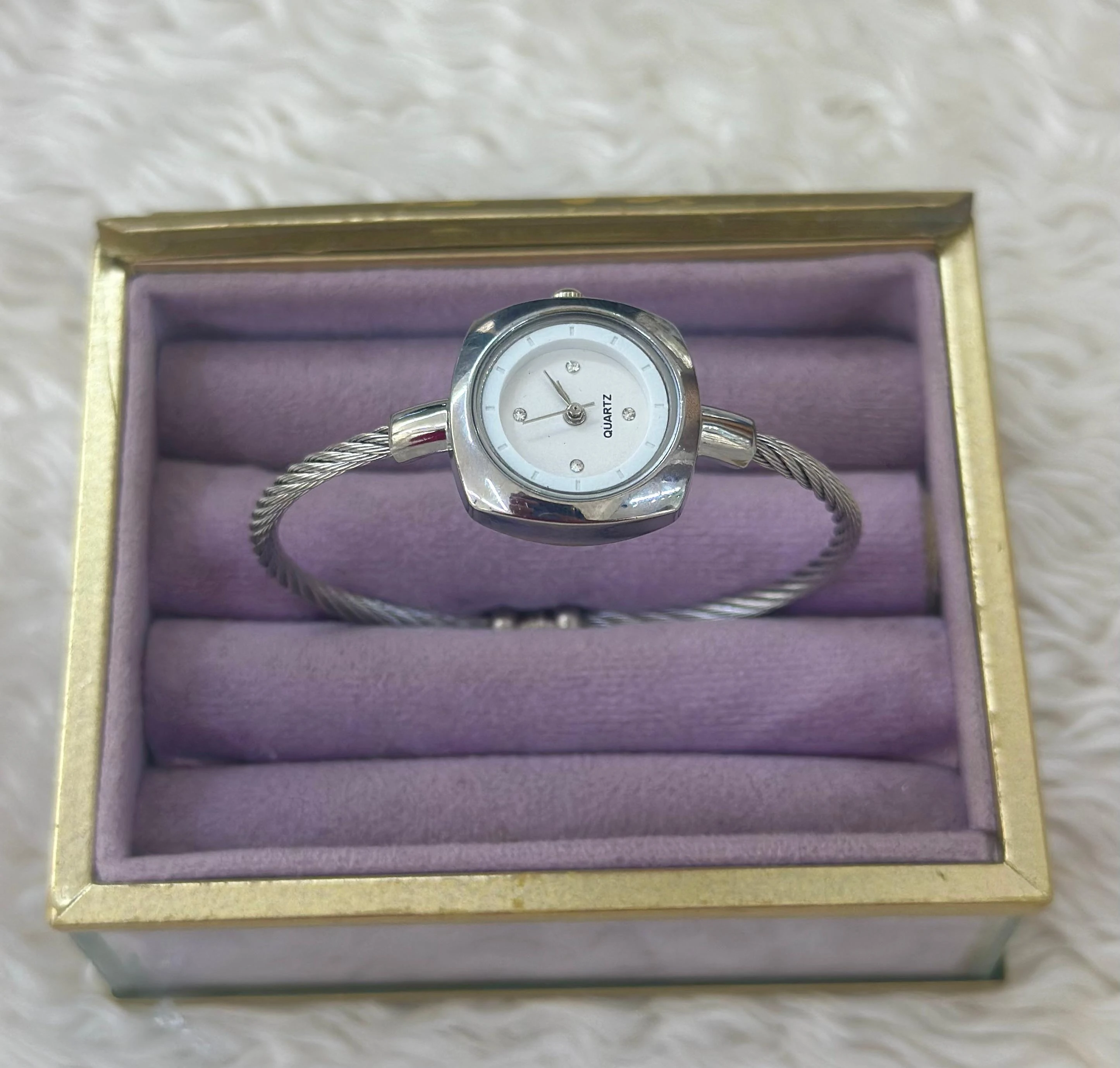 Tel Örgü Bilezik Saat 🤍