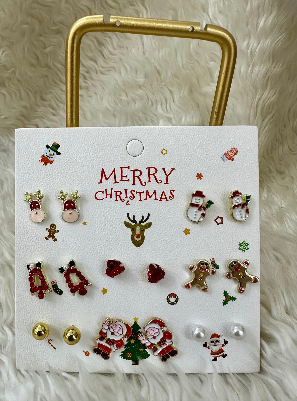 🎁🎄 Noel Parıltısı Küpe Koleksiyonu 🌟🎅