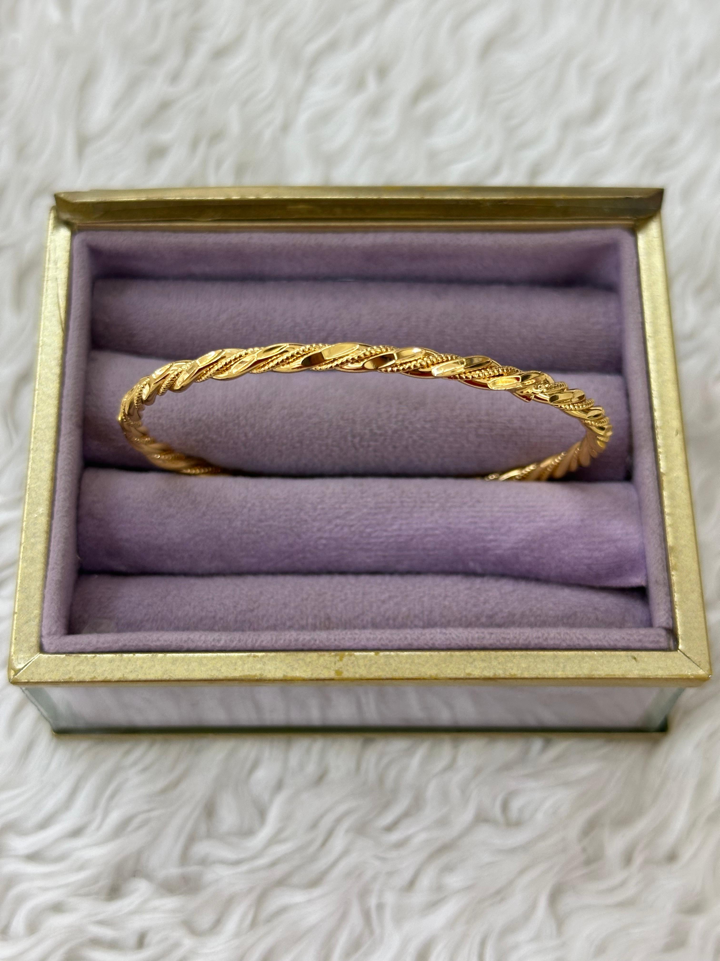 ✨ Anadolu Burması: Işıltılı Halat Bilezik (60MM)💛🔗