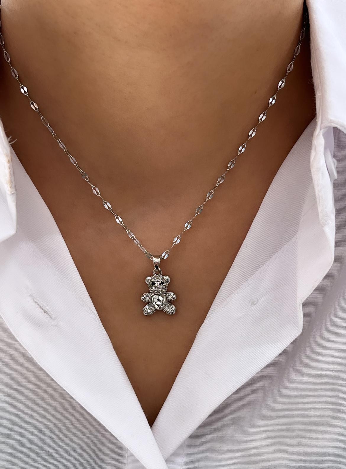 Çelik Silver Kolye 45cm