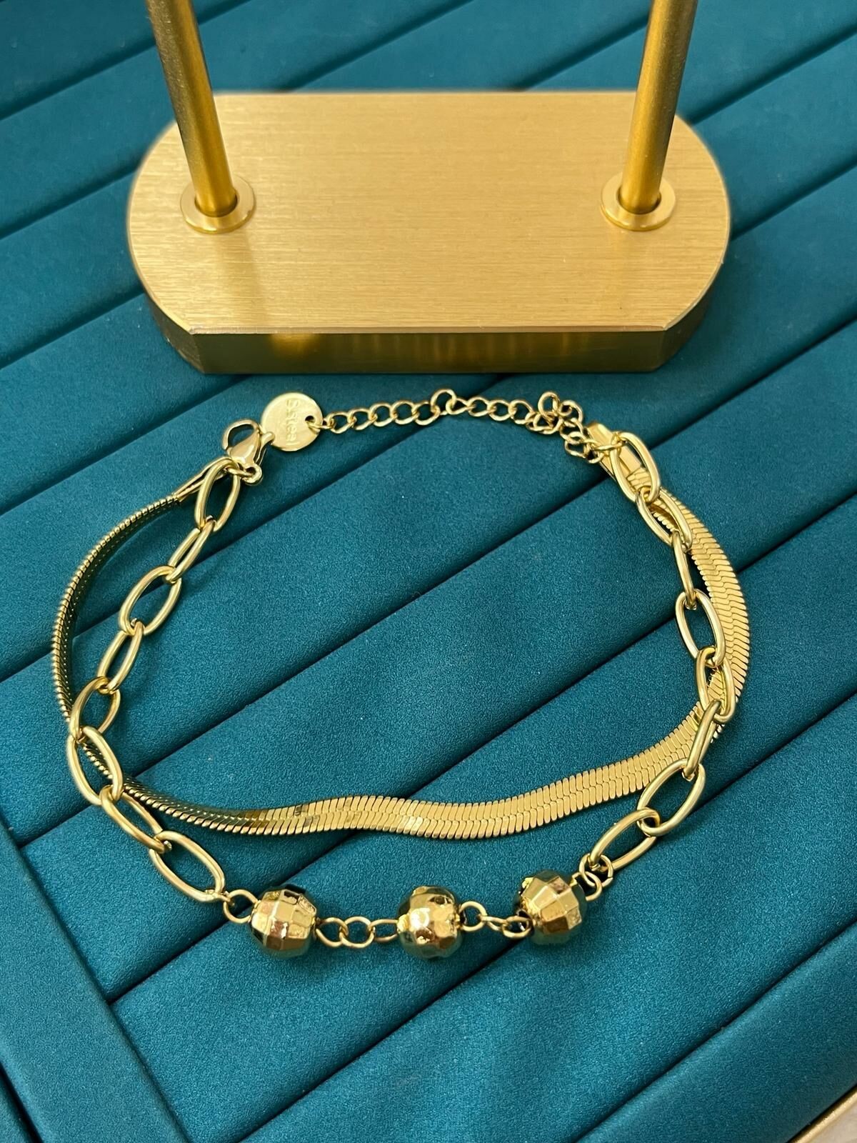 Çelik Gold Bileklik