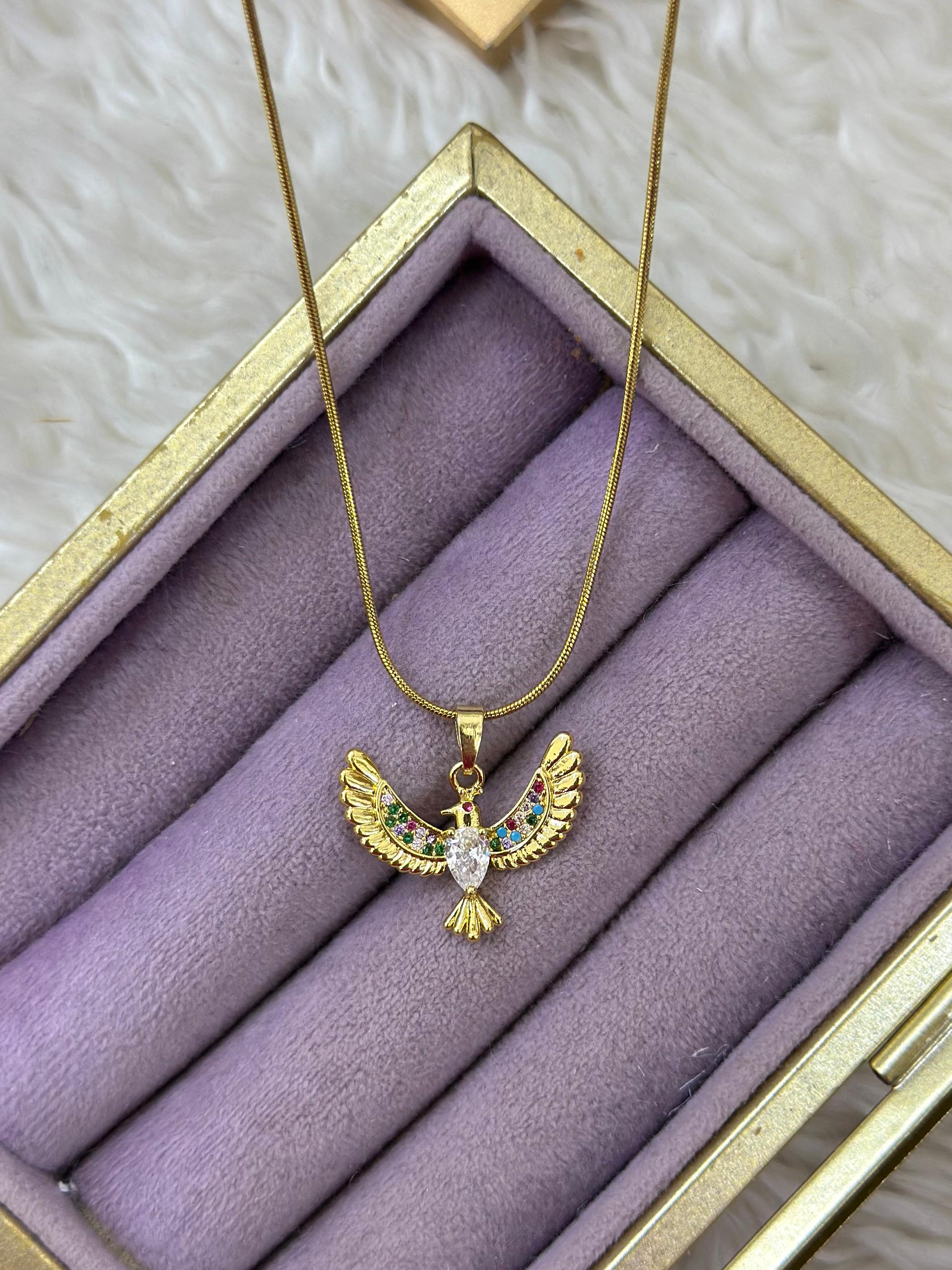 🦅 Anka Kuşu Kolye 