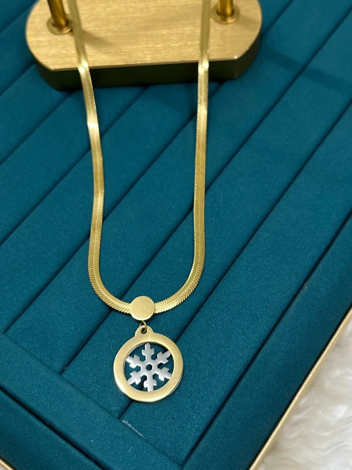 Çelik Gold Kolye 45cm
