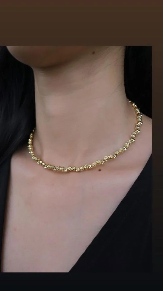 Çelik Gold Kolye 45cm