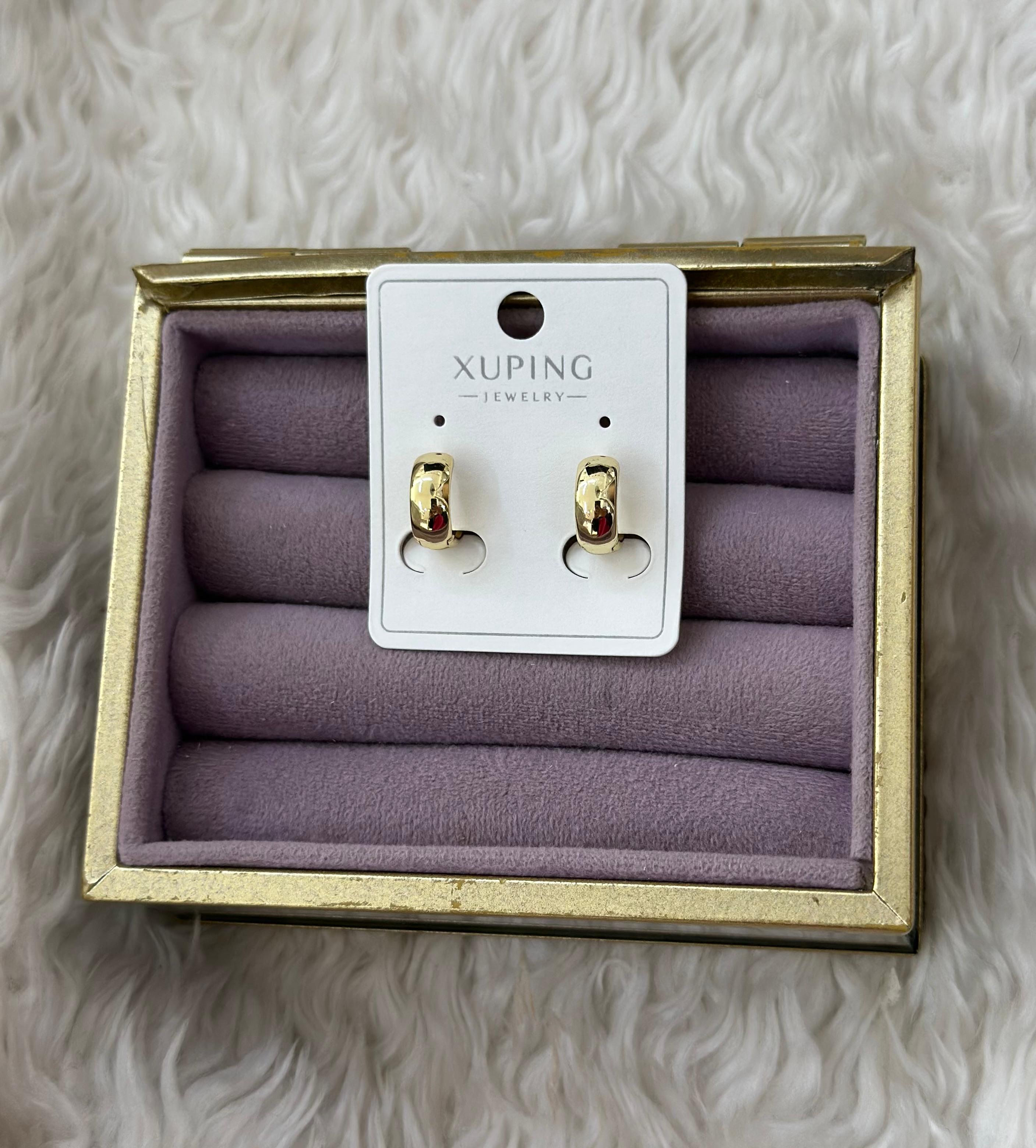 💛✨ “Altın Işıltı Xuping Küpe” 💫🌟